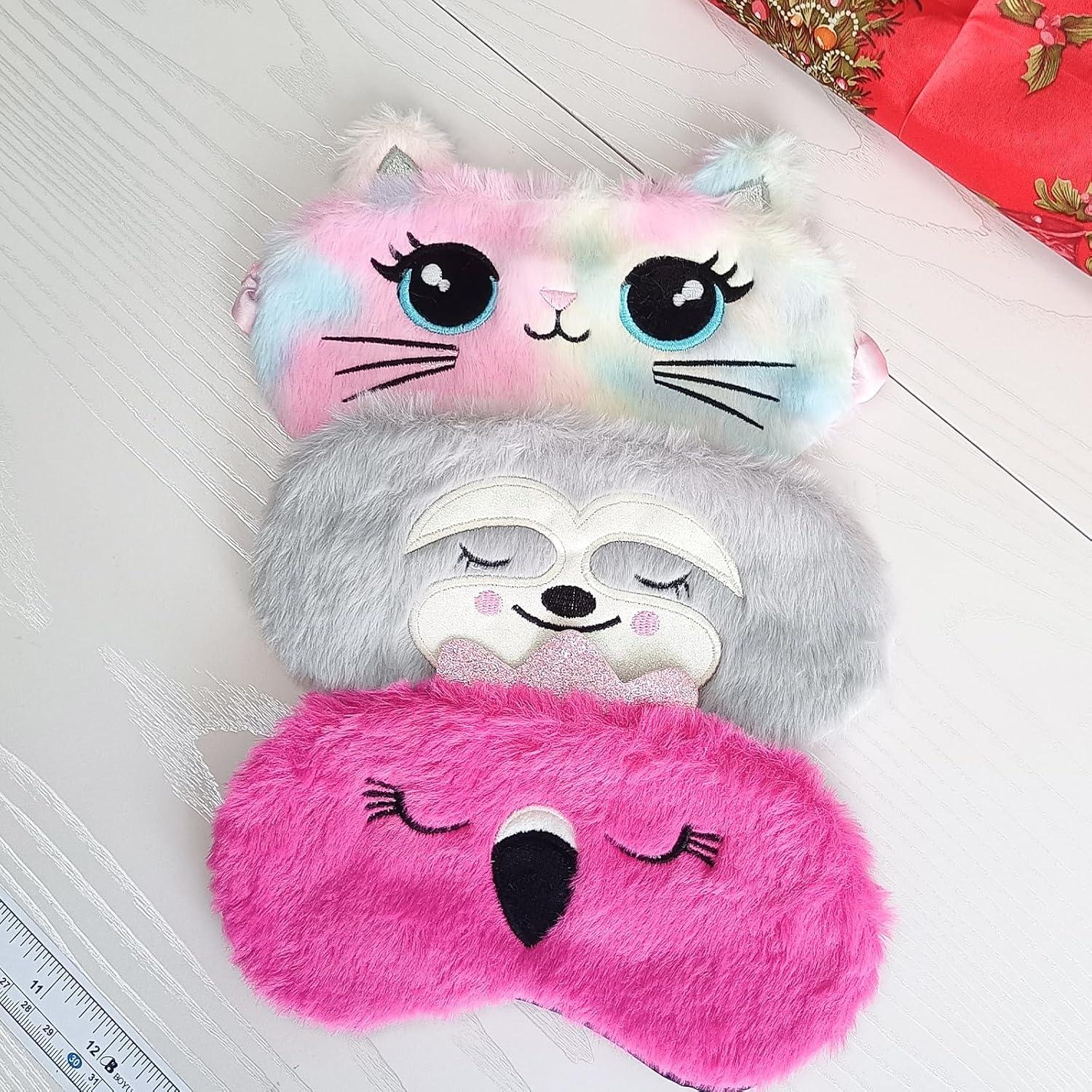 Máscara de Dormir KANOA 3Pack Multicolor Suave para Niños