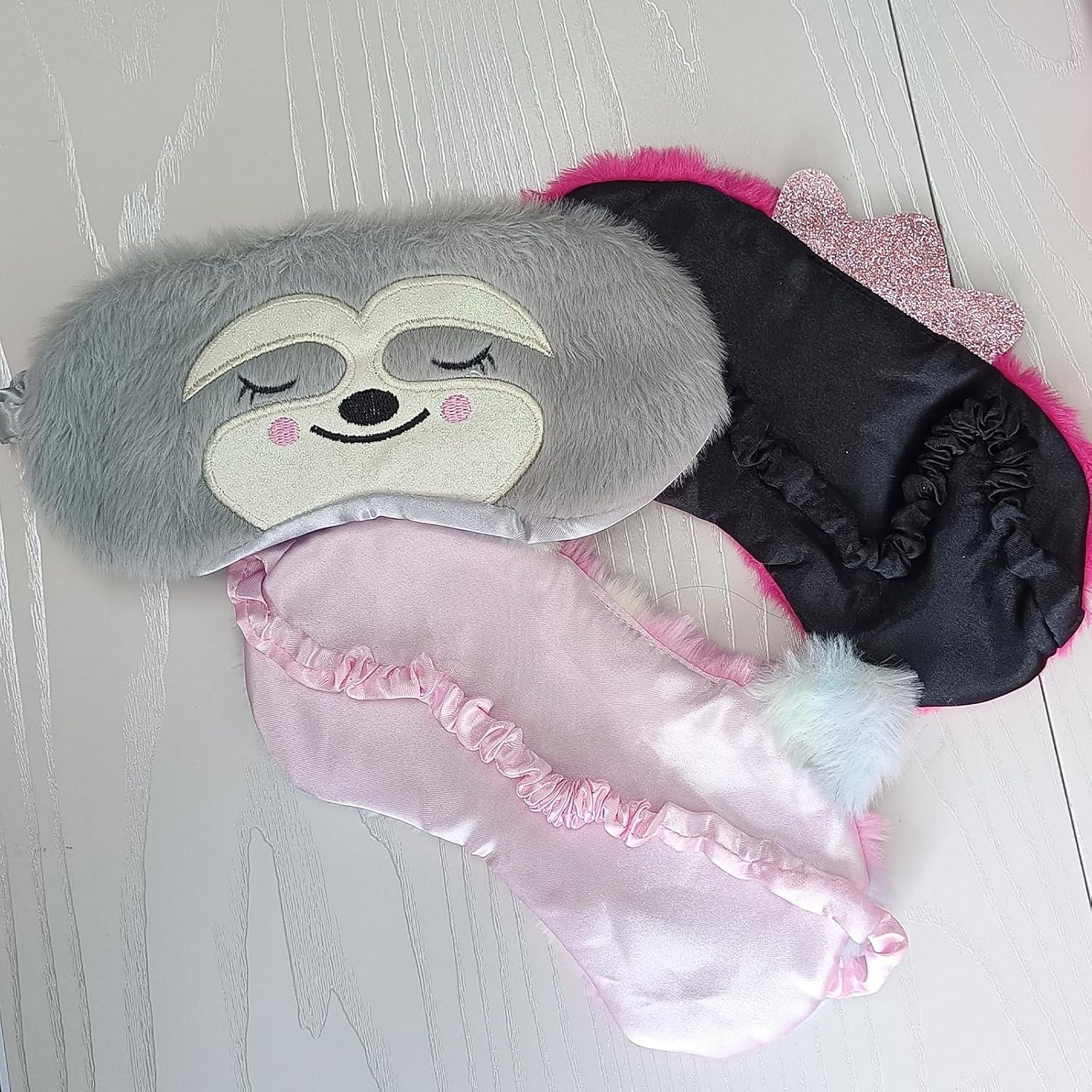 Máscara de Dormir KANOA 3Pack Multicolor Suave para Niños