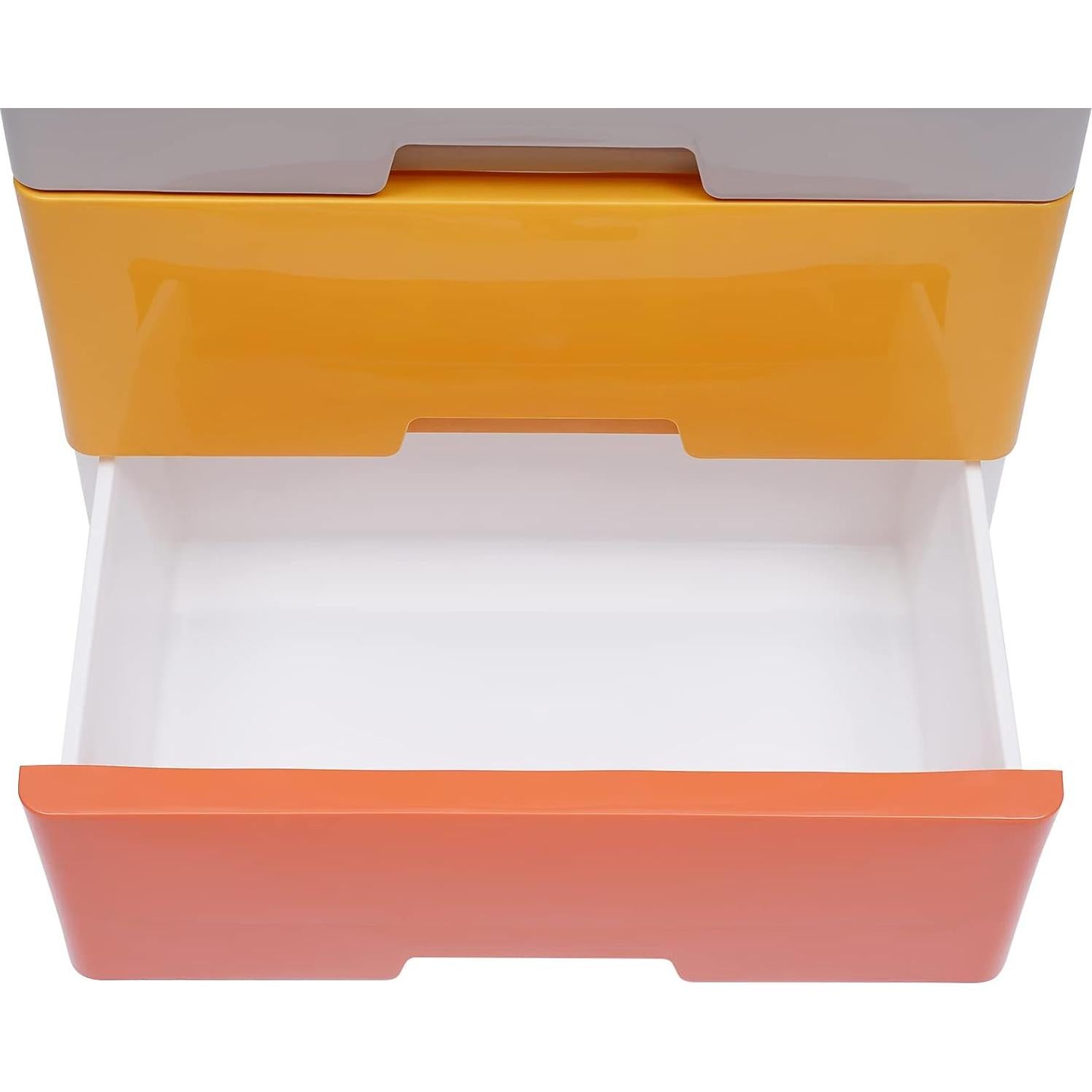 Cajonera de Plástico GMSLuu 5 Cajones Rosa 45.72x30.48x83.82 cm