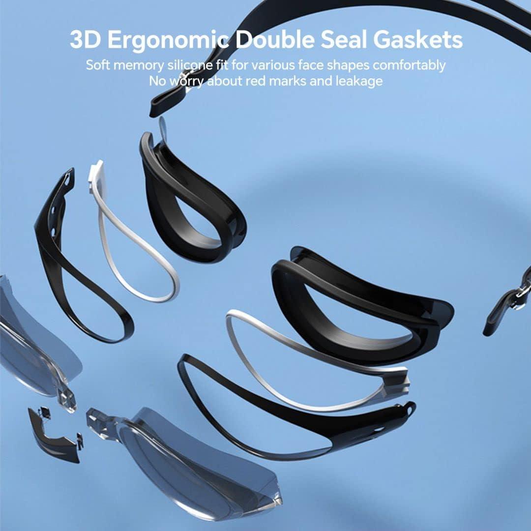 Gafas de natación miopía HDYAR -8 polarizadas anti-vaho