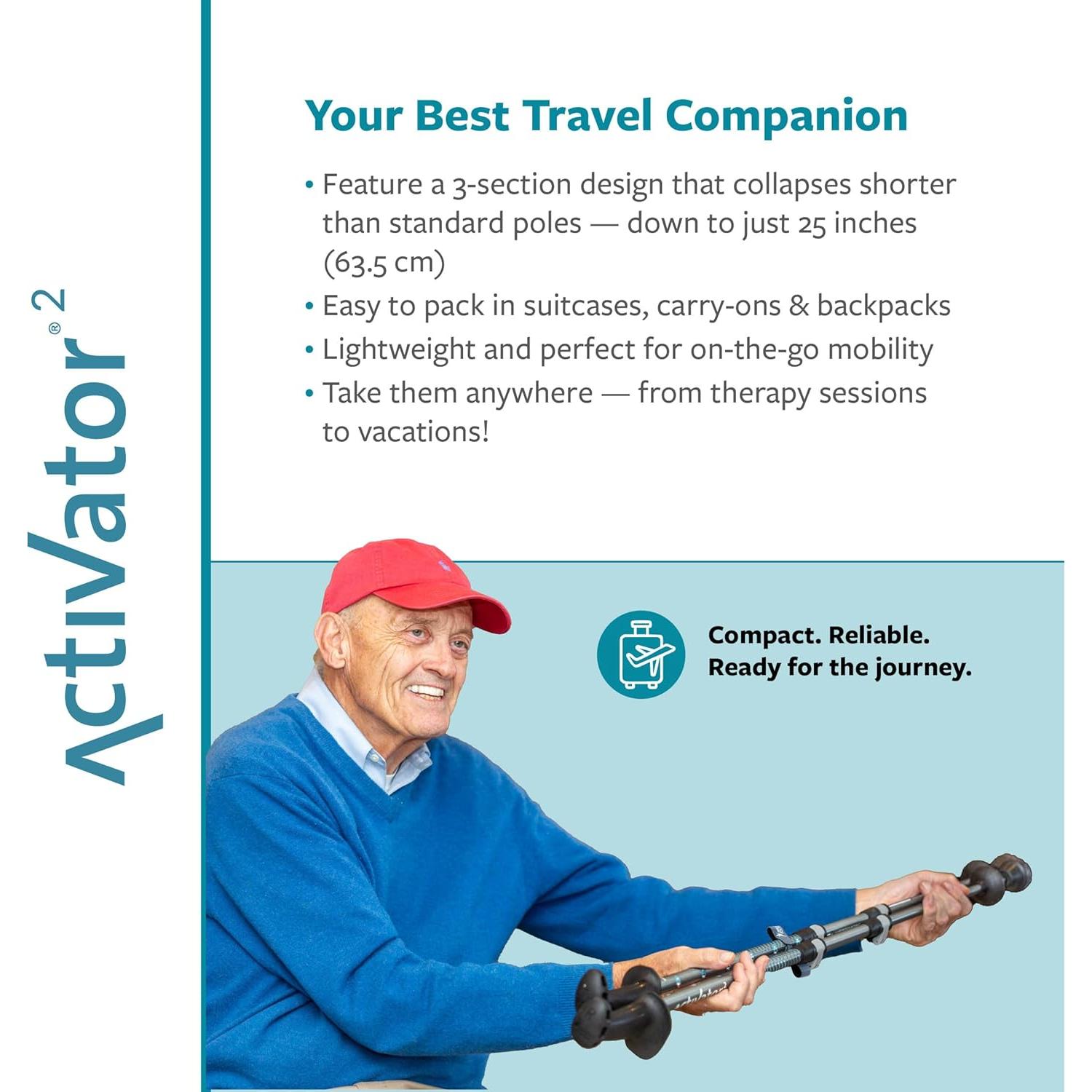 Bastones de Senderismo Urban Poling ACTIVATOR2 - Aluminio Ajustable