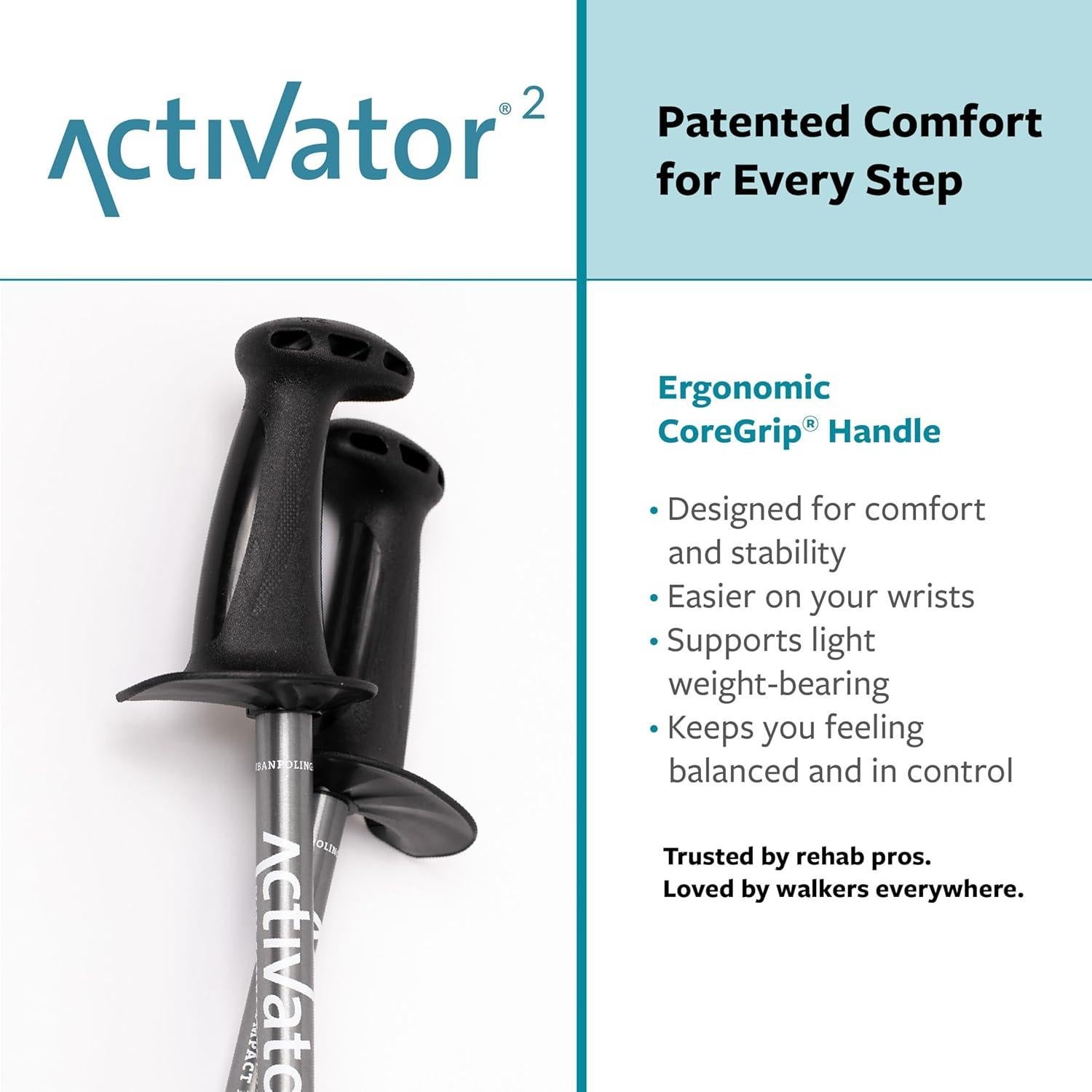 Bastones de Senderismo Urban Poling ACTIVATOR2 - Aluminio Ajustable