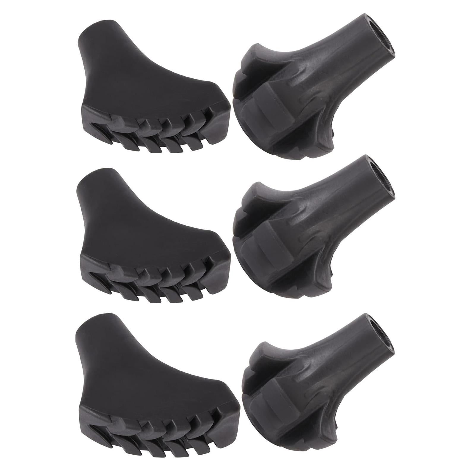 Juego de Puntas de Goma HAPLUSTAR para Bastones 6 Pcs