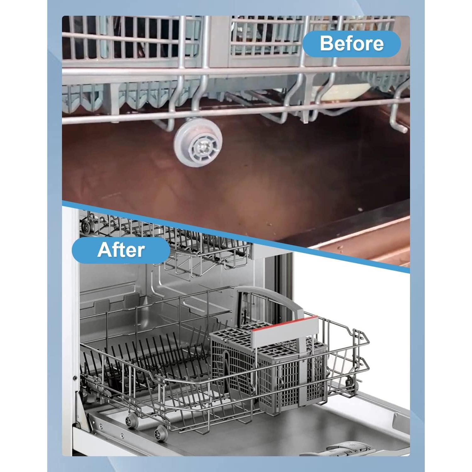 Rueda Inferior Estante Lavavajillas Bosch 611475 ABS 4 Piezas