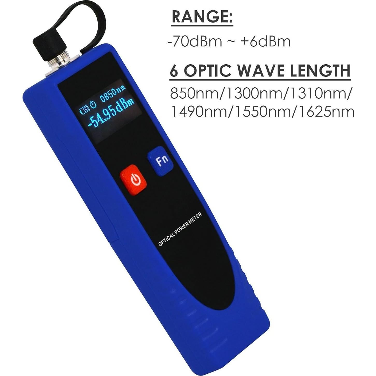 Medidor de Potencia Óptica Gain Express CAB-38 -70 a 6dBm