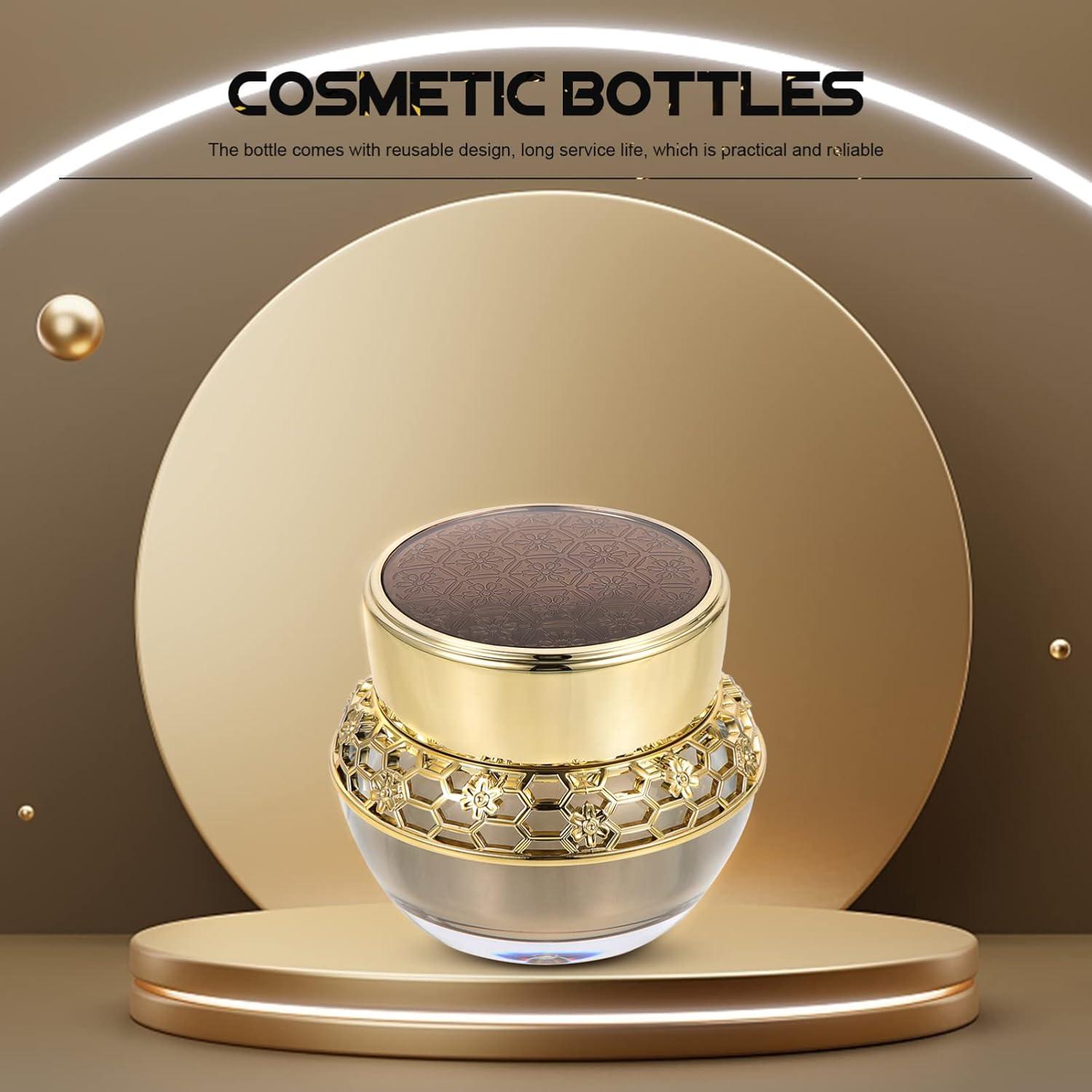 Tarro Cosmético Refillable FRCOLOR 30g Dorado para Crema