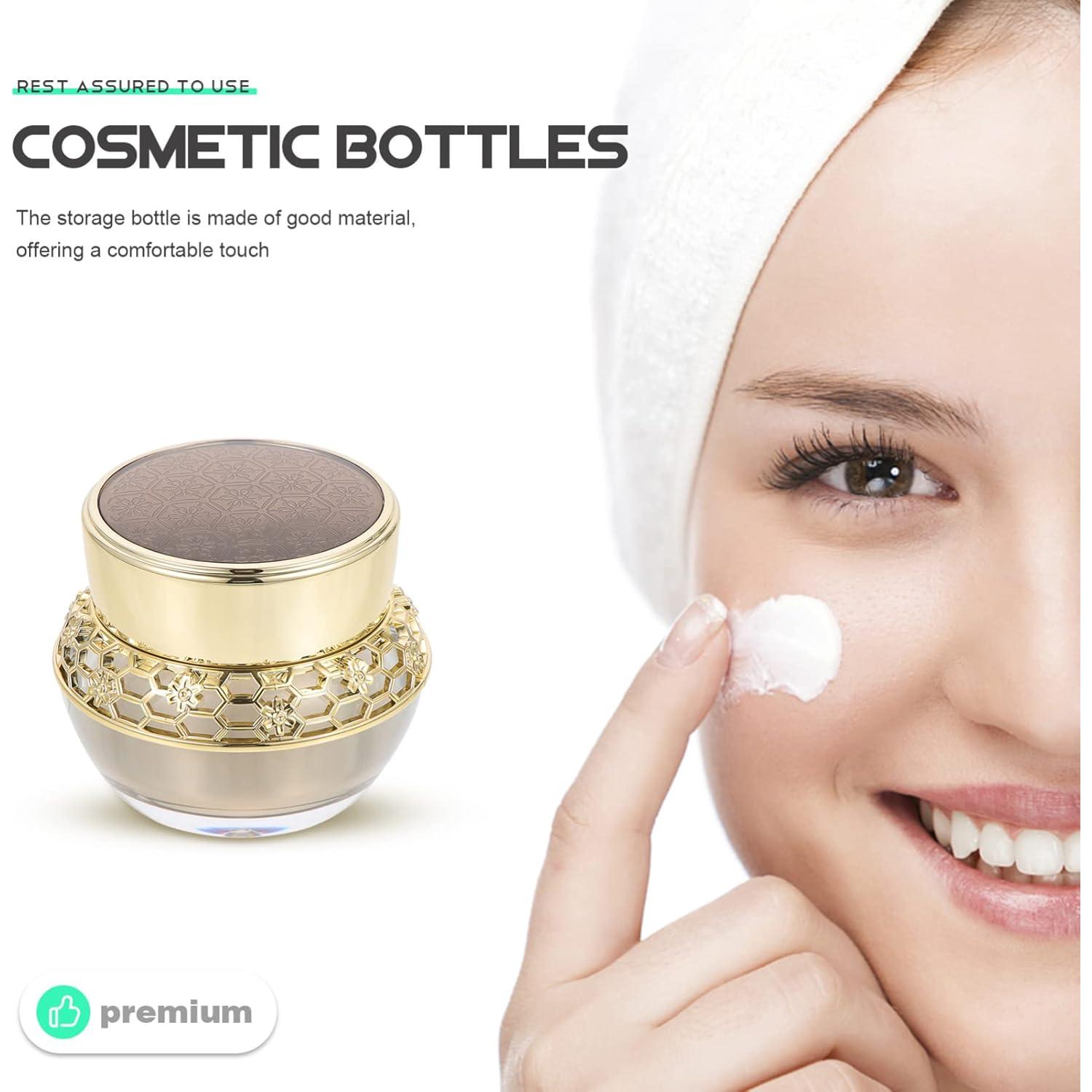 Tarro Cosmético Refillable FRCOLOR 30g Dorado para Crema