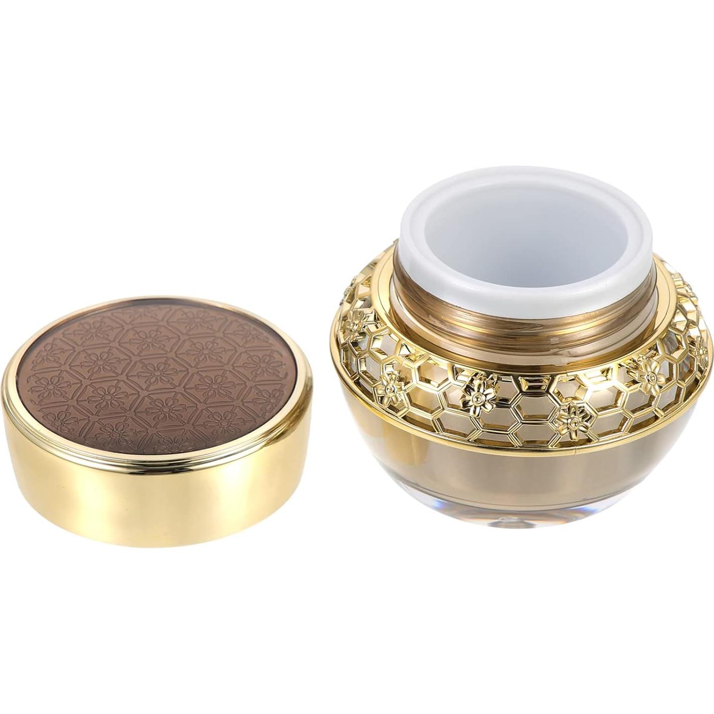 Tarro Cosmético Refillable FRCOLOR 30g Dorado para Crema