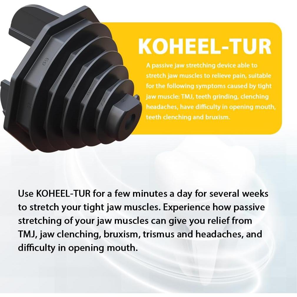 Dispositivo de Alivio para TMJ KOHEEL-TUR - 1 Paquete