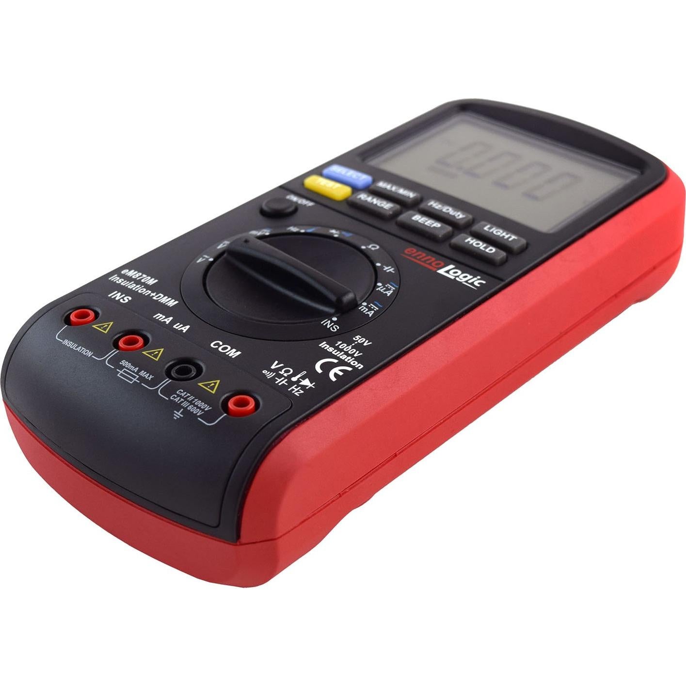 Megómetro eM870M ennoLogic 50-1000V Multímetro Profesional