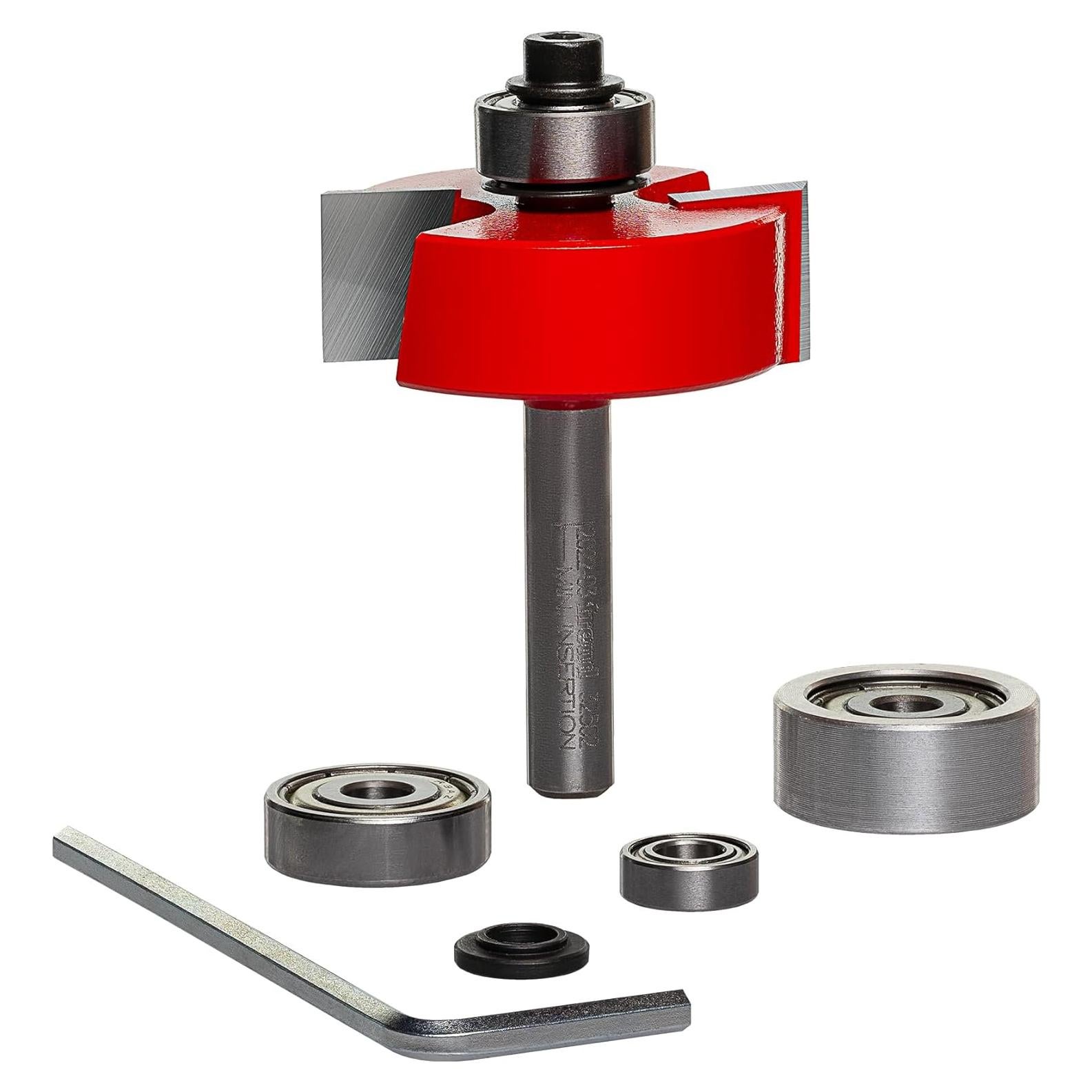 Juego de Brocas de Fresadora Freud 32-502 con 4 Rodamientos