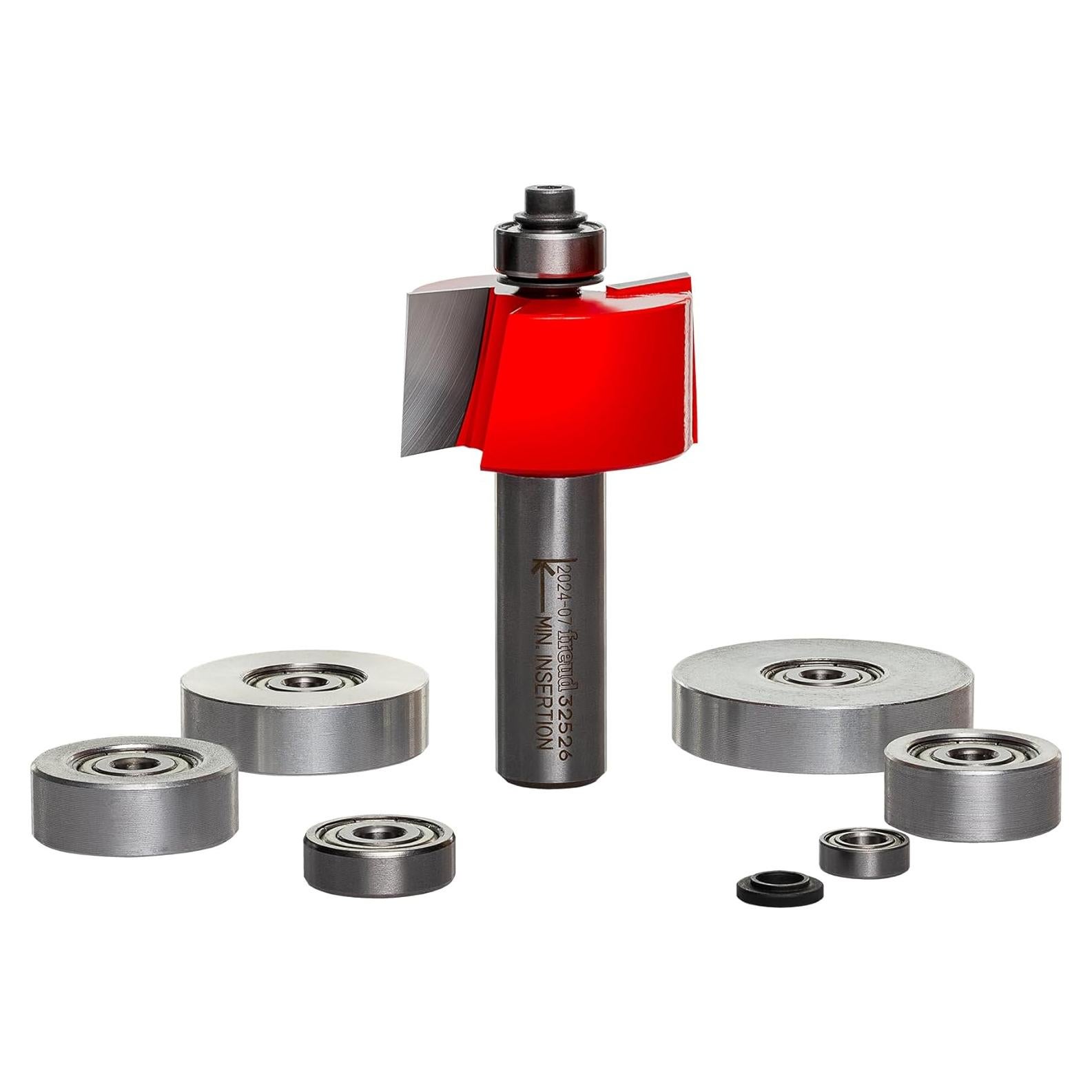 Fresadora Freud 32-526 con 7 fresas y rodamientos intercambiables