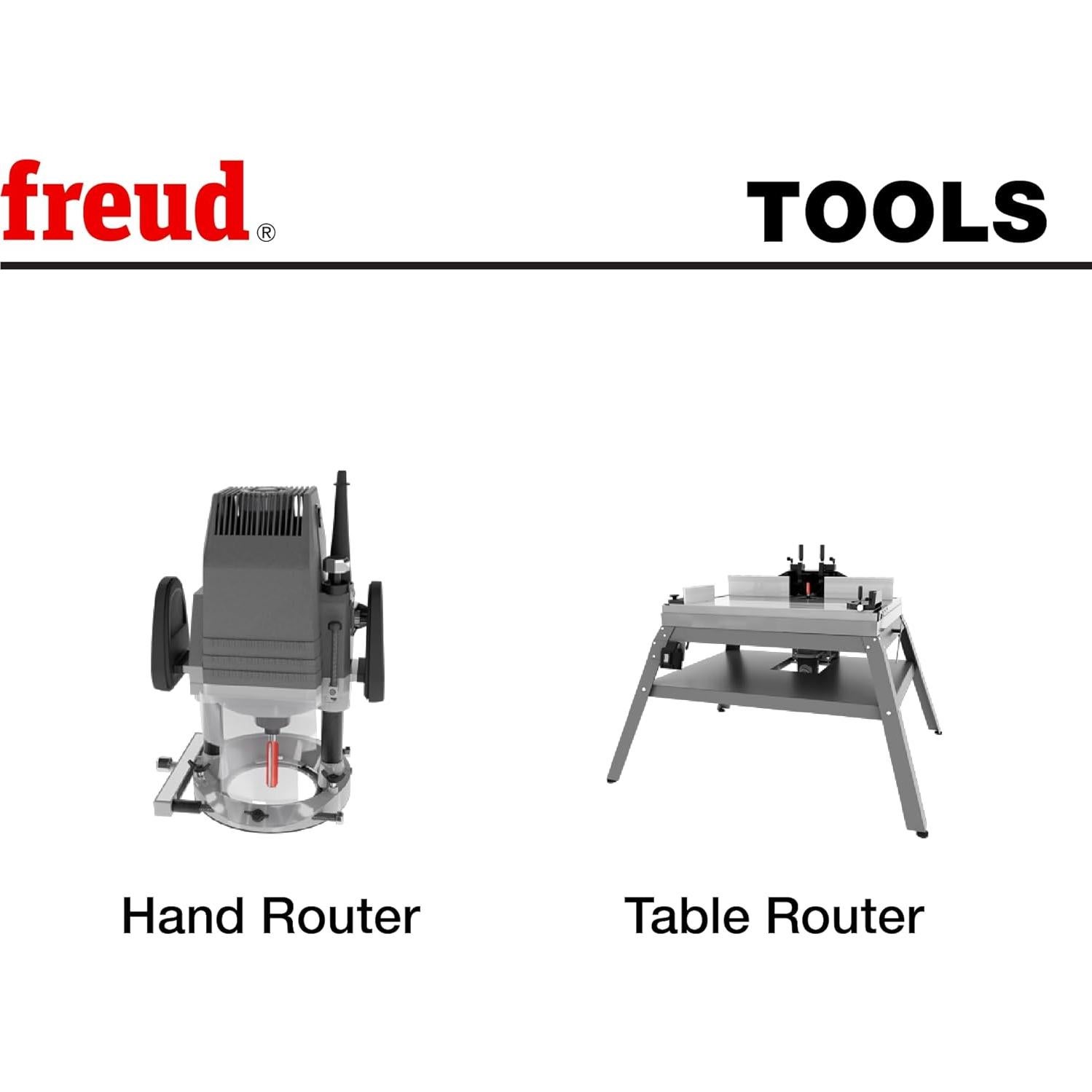 Fresadora Freud 32-526 con 7 fresas y rodamientos intercambiables
