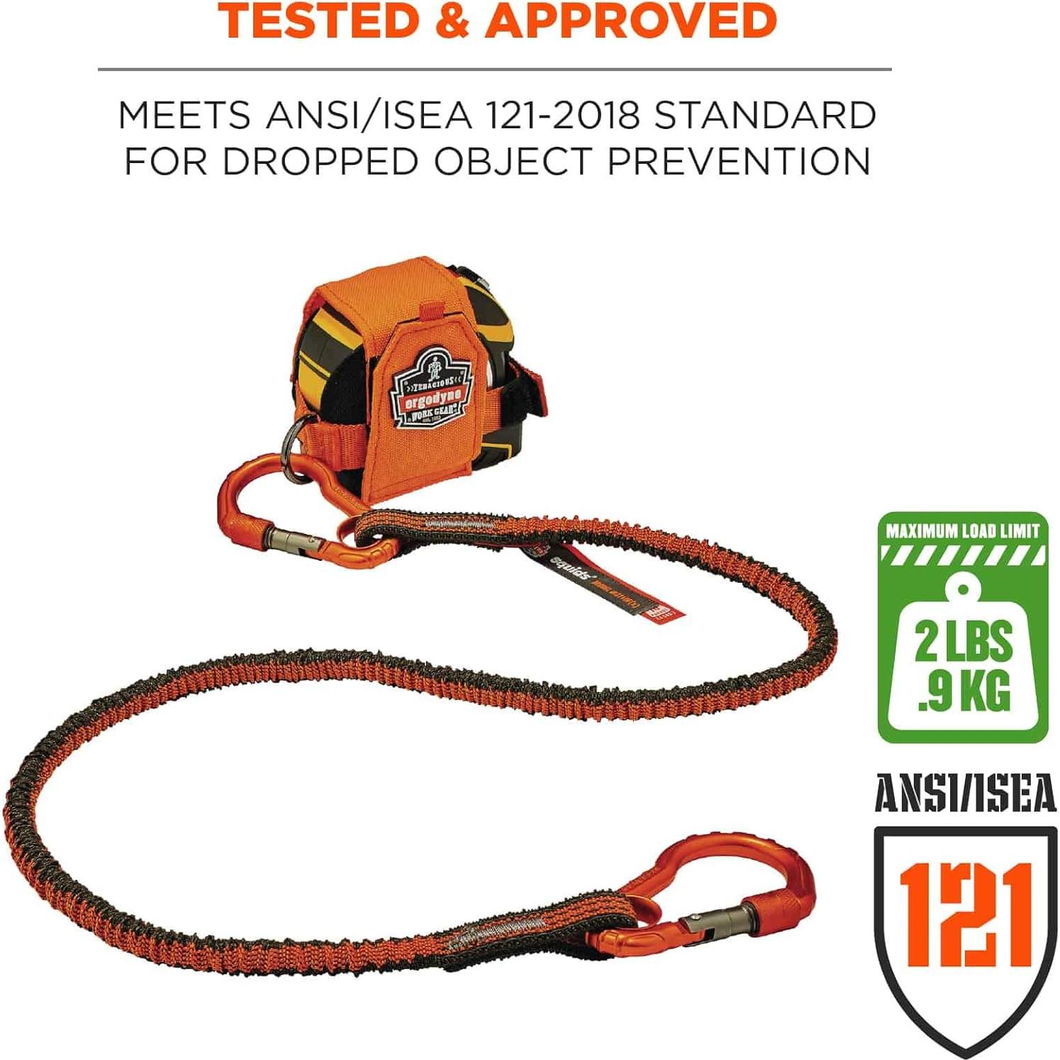 Soporte para Cinta Métrica Ergodyne 19770 Naranja Grande