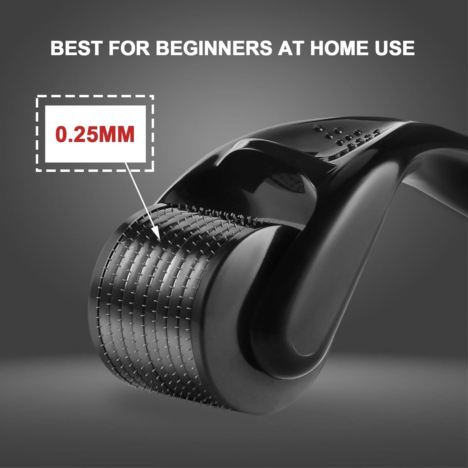 Rodillo Derma de Titanio 540 CLETINA 0.25mm para Cuidado Facial