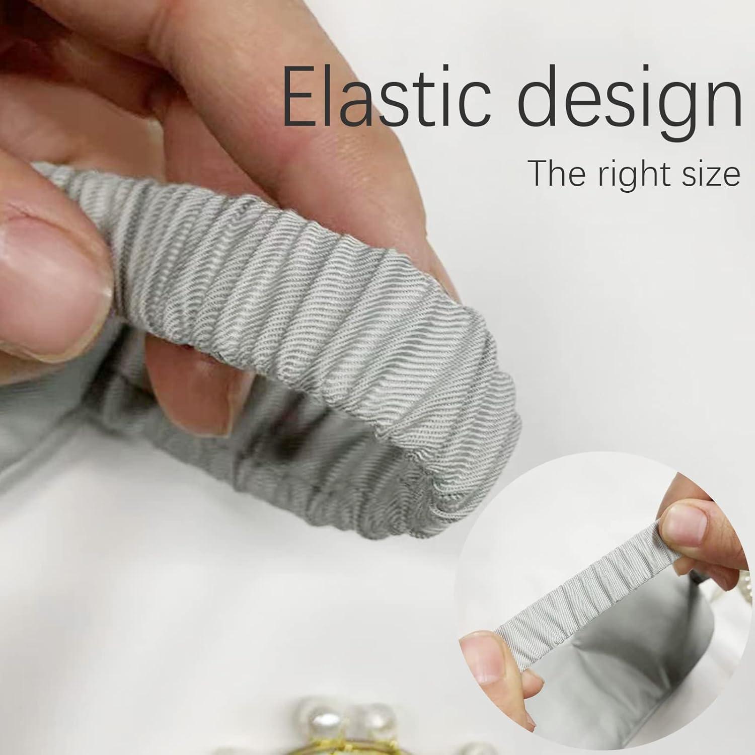 Máscara de Sueño HBHLFZ 2 Pack - Fibra de Viscosa de Bambú Gris