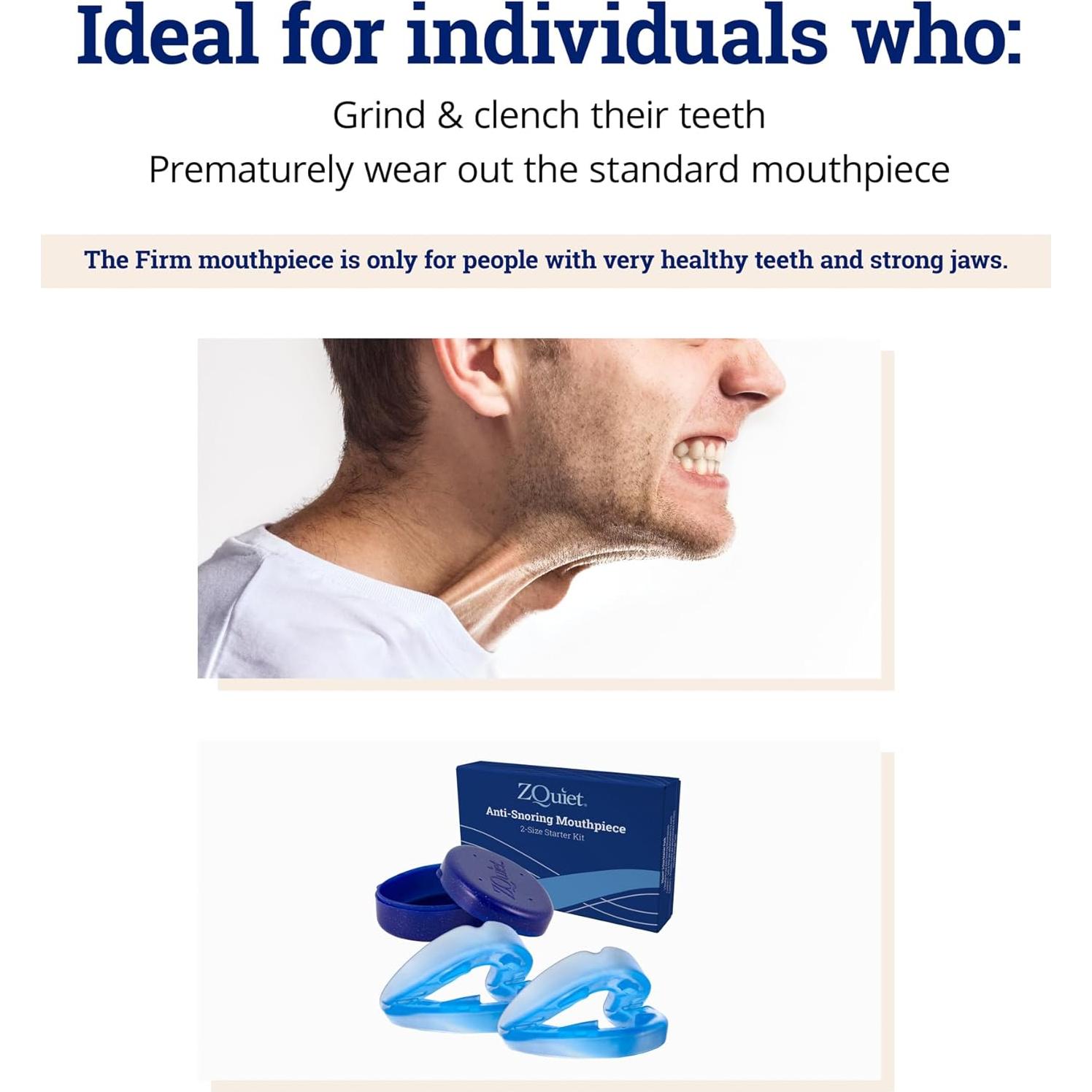 Protector Bucal Antisnoring ZQuiet Firme 1 - Duradero y Efectivo