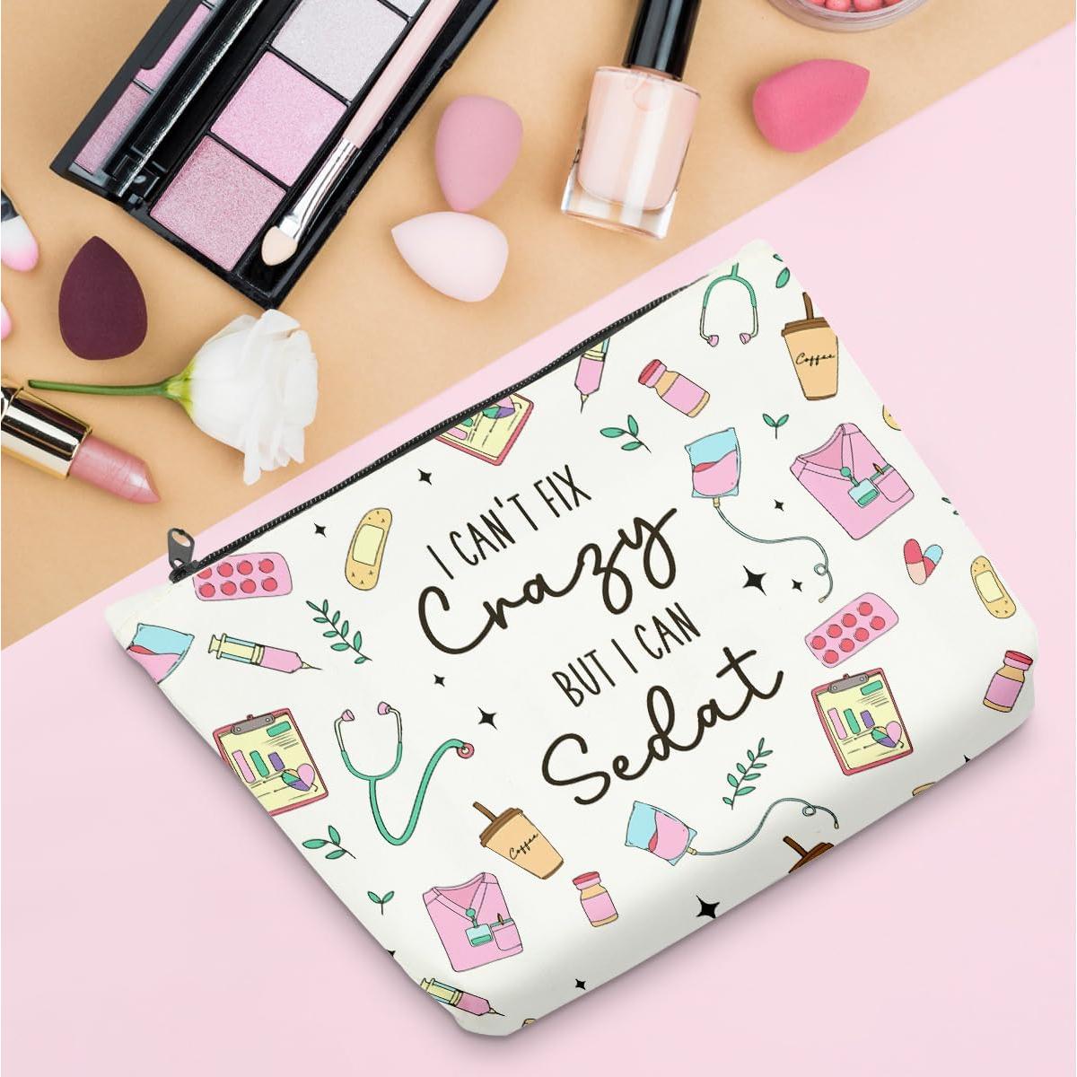 Bolsa de Maquillaje Sldpngo para Enfermeras 25.4x19.1cm