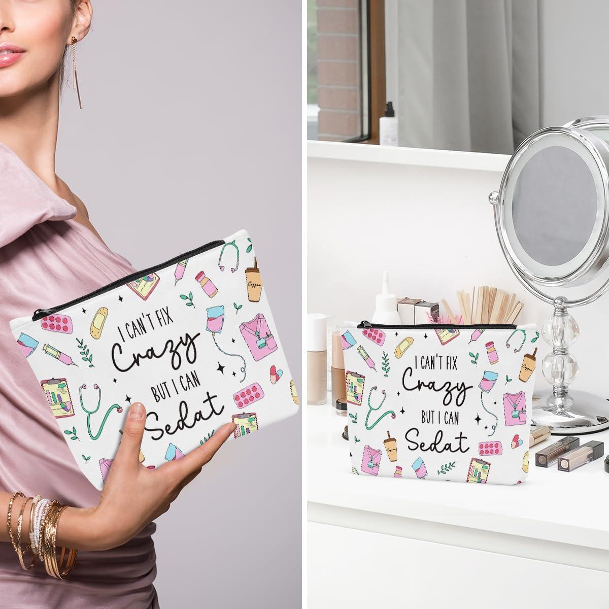 Bolsa de Maquillaje Sldpngo para Enfermeras 25.4x19.1cm