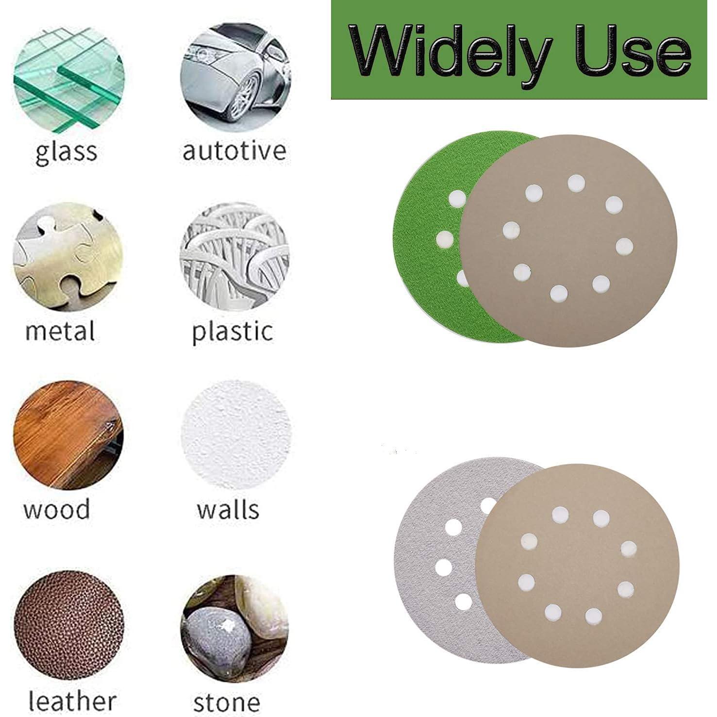 20 Discos de Lija 5" CKFCXC 3000-10000 Granos Húmedo/Seco