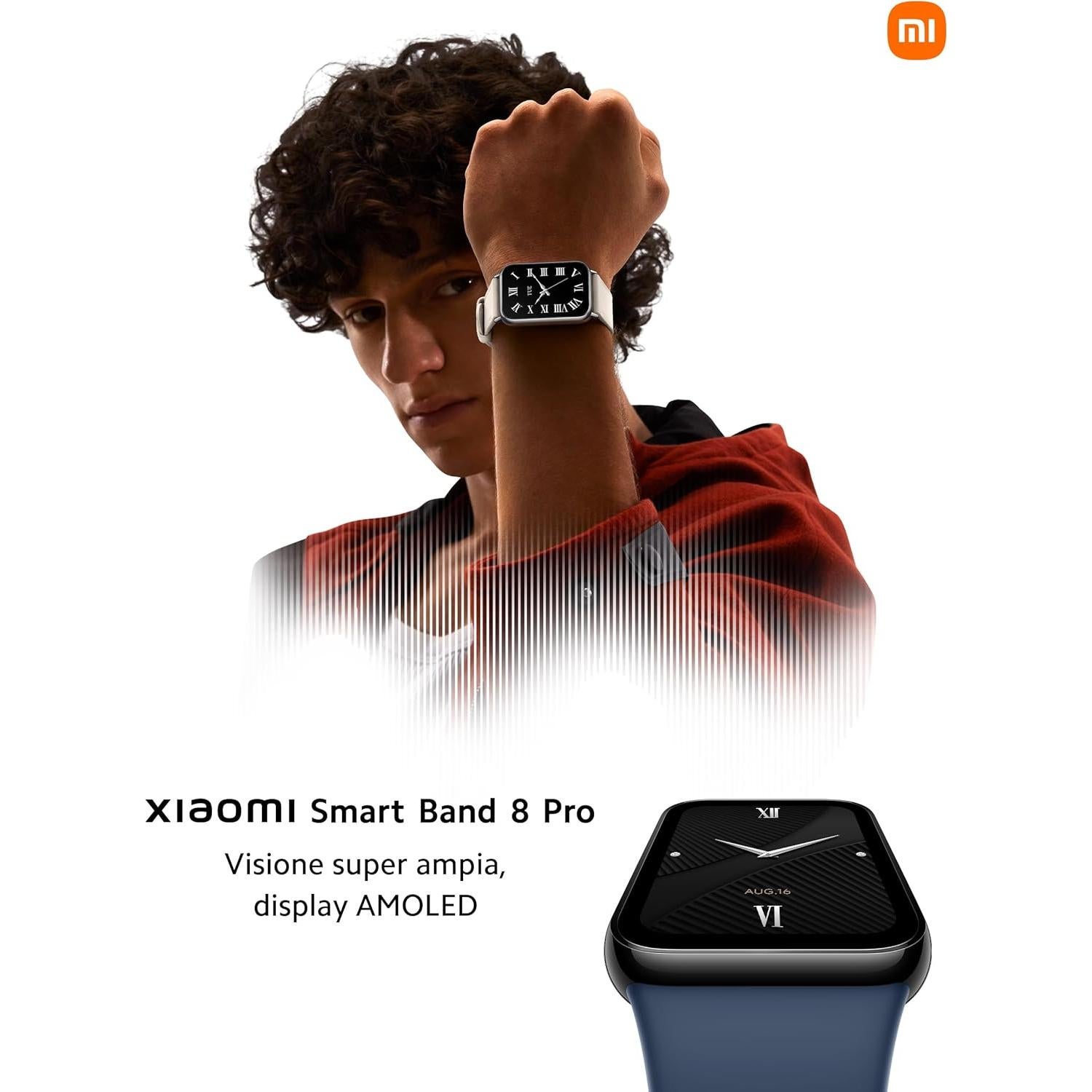 Xiaomi Smart Band 8 Pro Reloj Fitness 1.74" AMOLED Negro