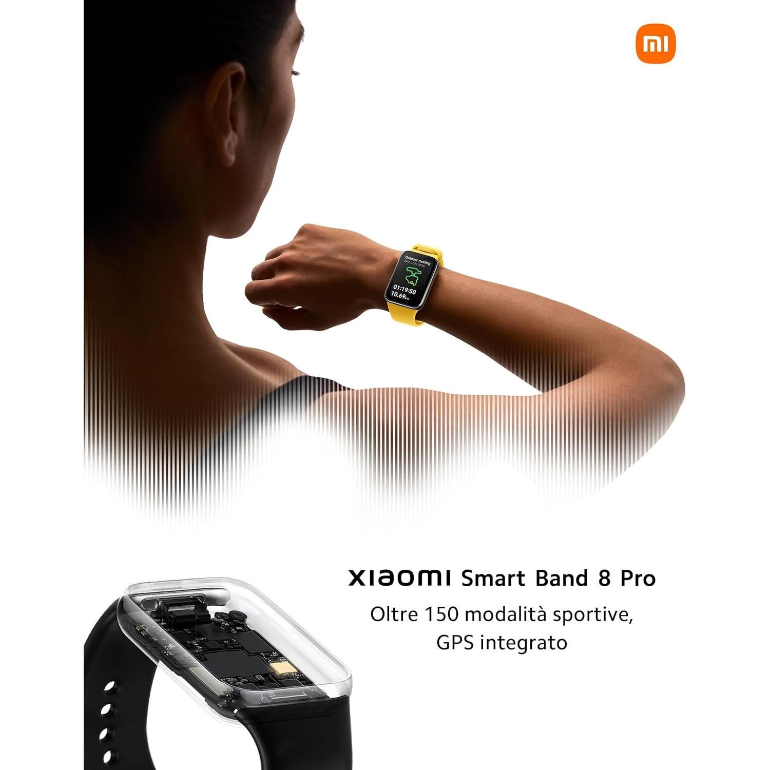 Xiaomi Smart Band 8 Pro Reloj Fitness 1.74" AMOLED Negro