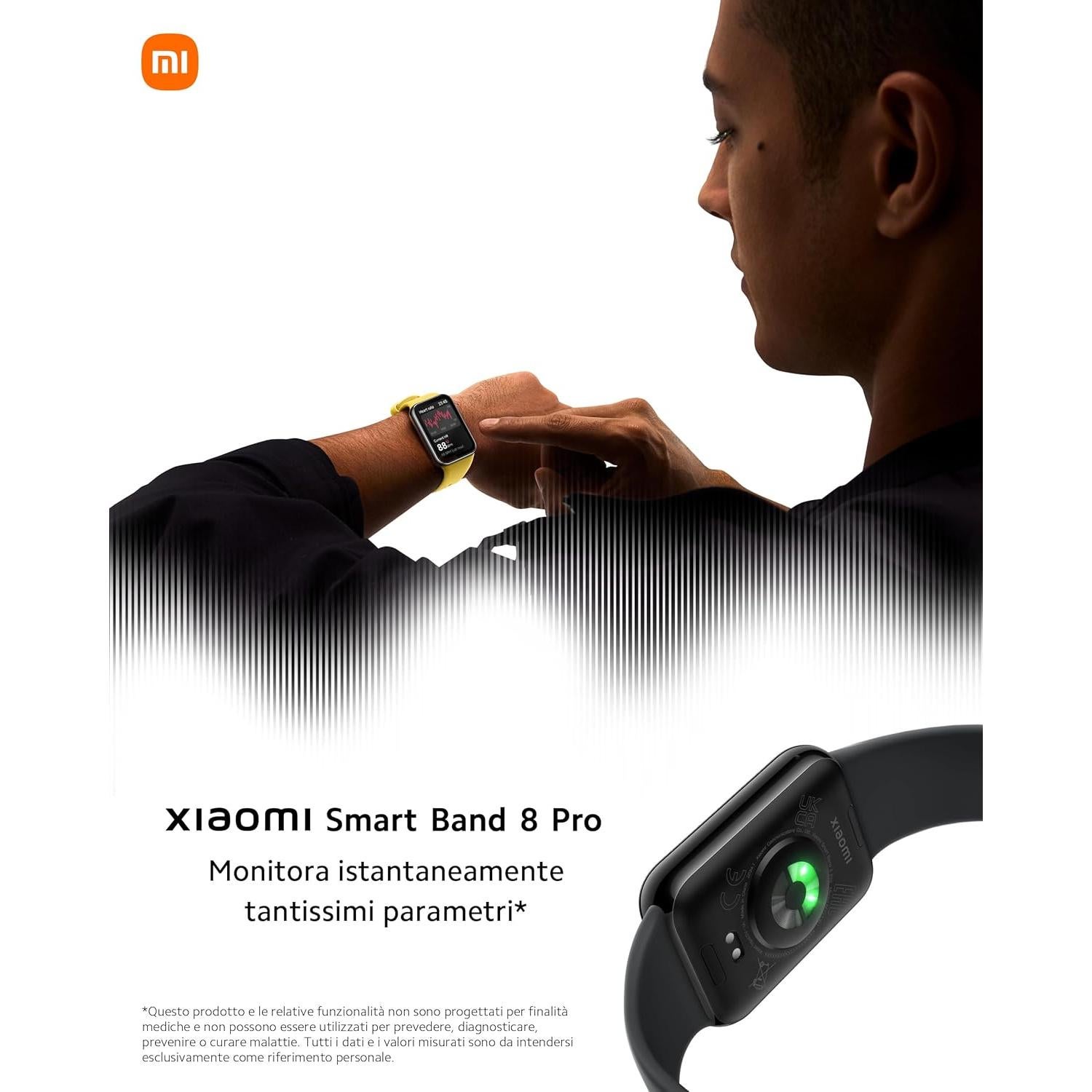 Xiaomi Smart Band 8 Pro Reloj Fitness 1.74" AMOLED Negro