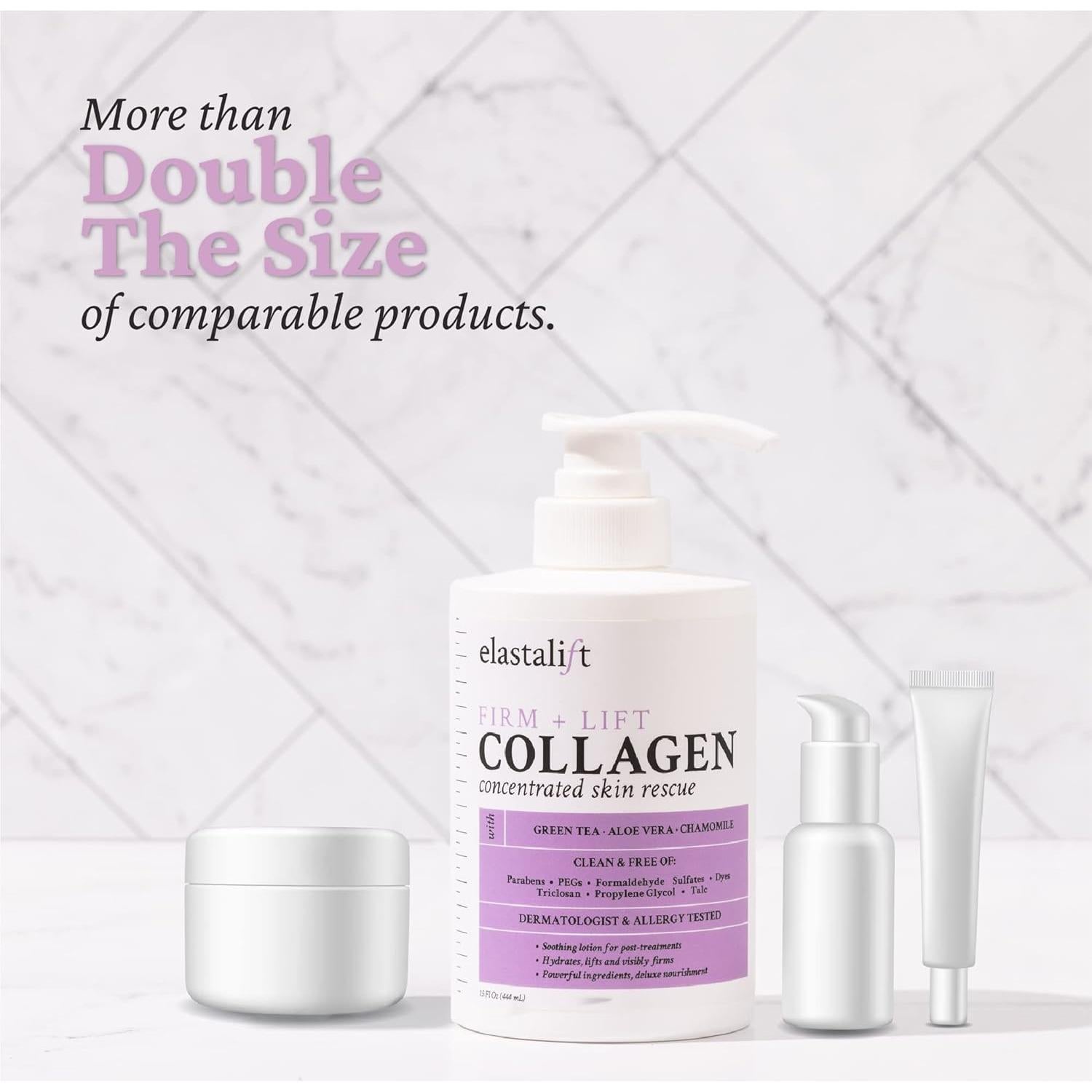 Crema de Colágeno Elastalift 425g Hidratante Facial y Corporal