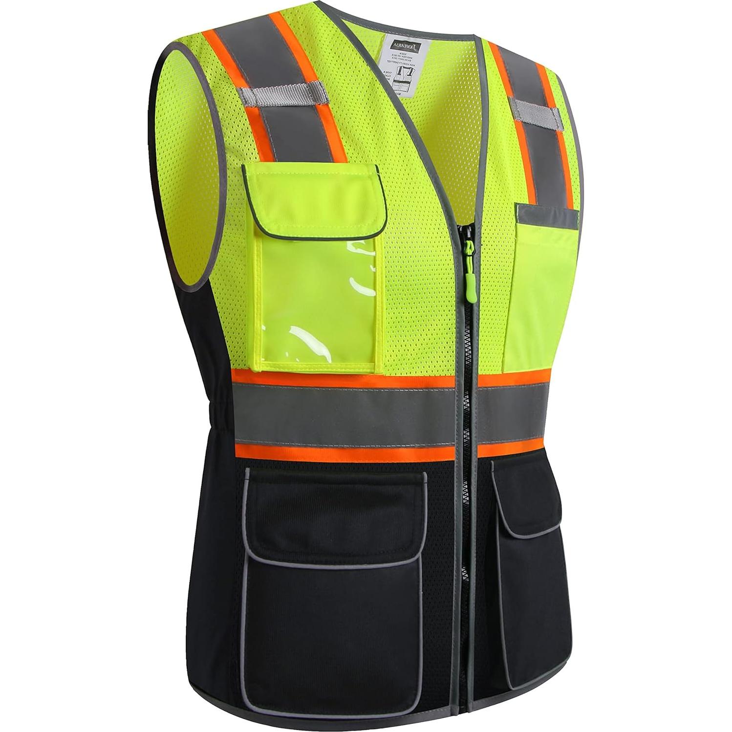 Chaleco de Seguridad JKWEARSA para Mujeres Amarillo Reflectante