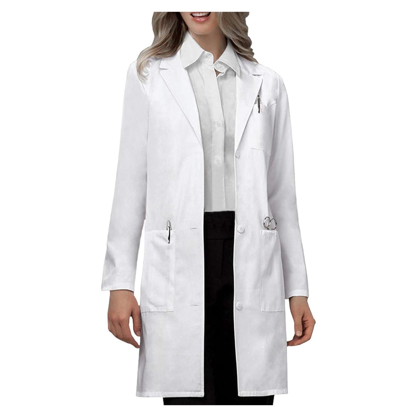 Bata Profesional Unisex VOGRYE Blanca Manga Larga