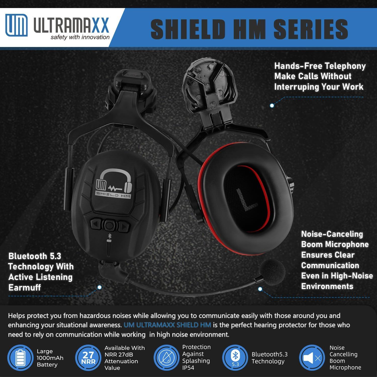 Casco de Seguridad UM ULTRAMAXX con Bluetooth y Visera