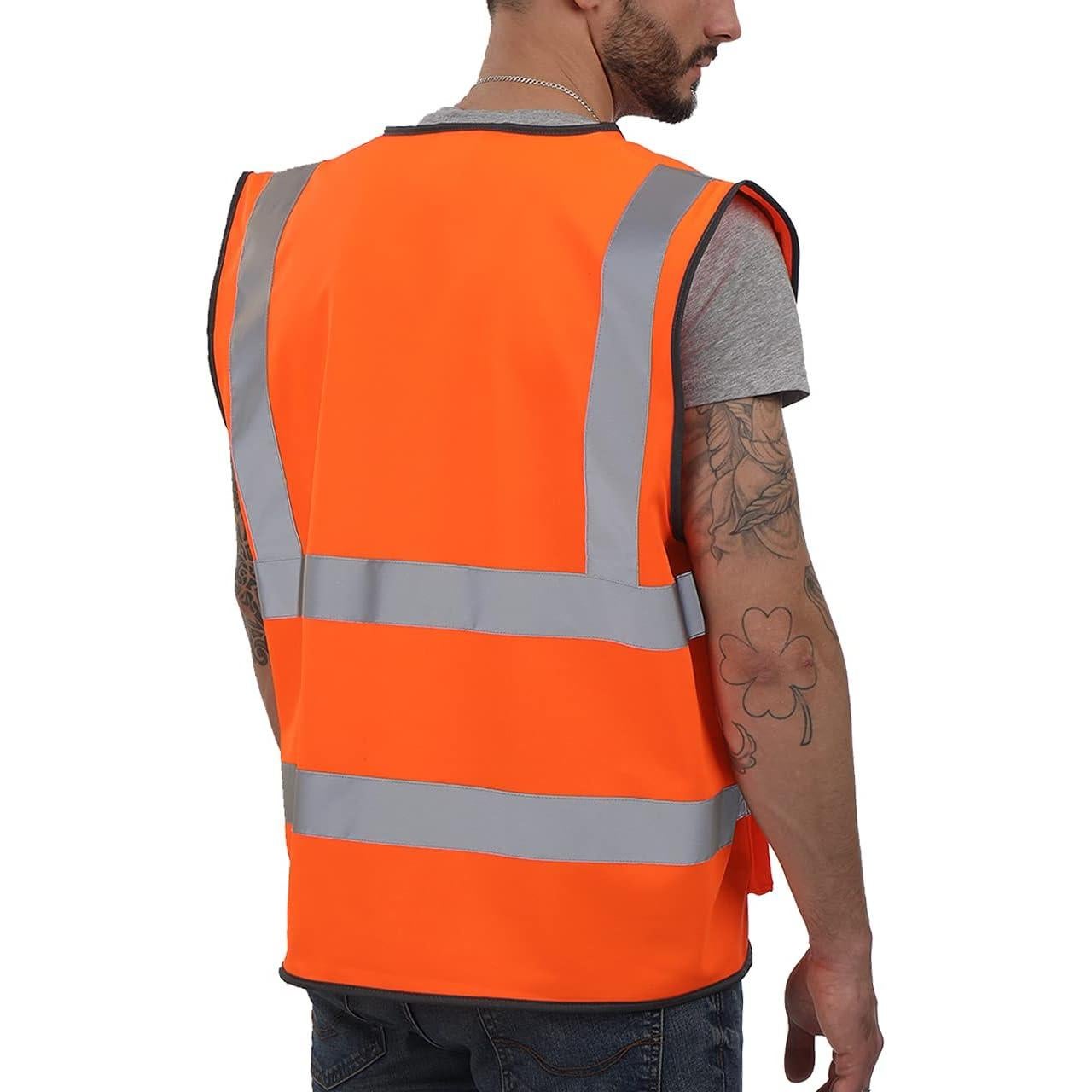 Chaleco de Seguridad Dib Safety Naranja Alta Visibilidad M