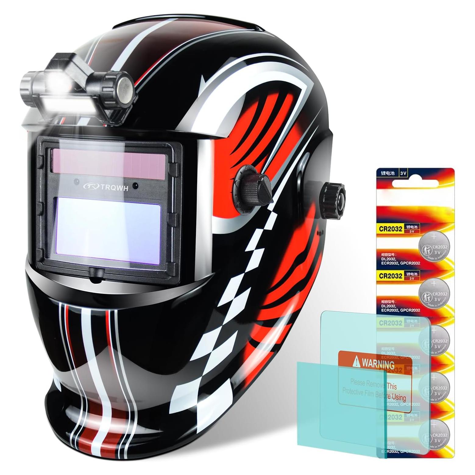 Casco de Soldadura TRQWH HD02 con Oscurecimiento Automático