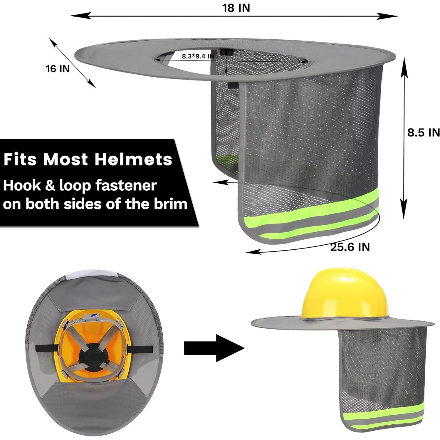 Ultrafun 4 Pcs Gorro Duro y Balaclava Protección Solar