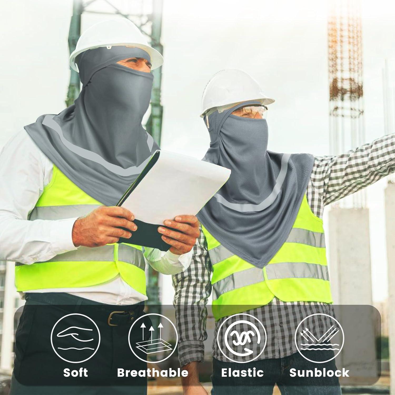 Ultrafun 4 Pcs Gorro Duro y Balaclava Protección Solar