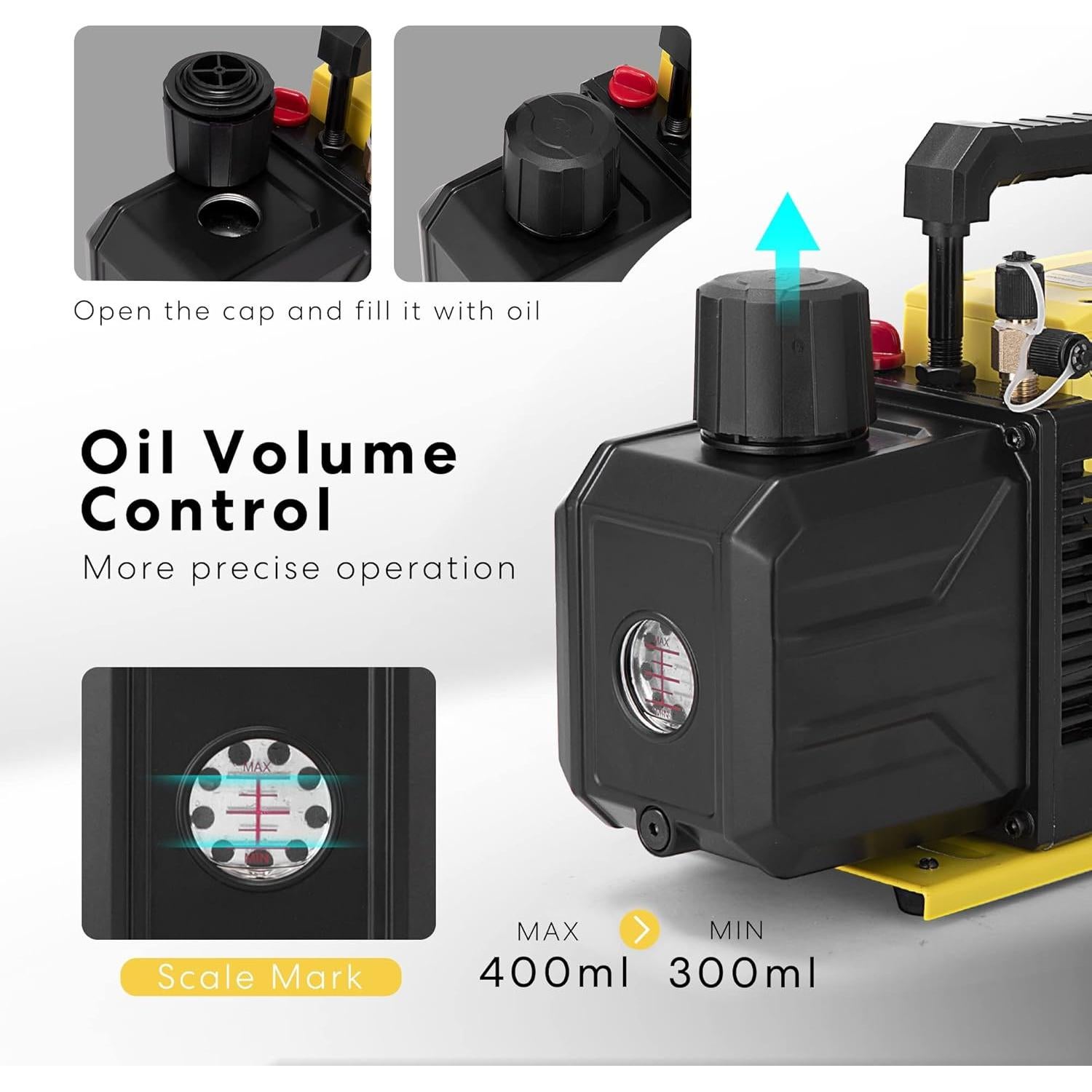 Bomba de Vacío SPECSTAR 3.5 CFM 5.67 kg para HVAC