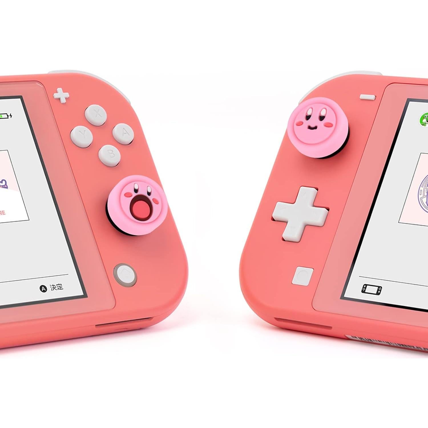 Agarradores de Pulgar DLseego para Switch y Lite - Rosa