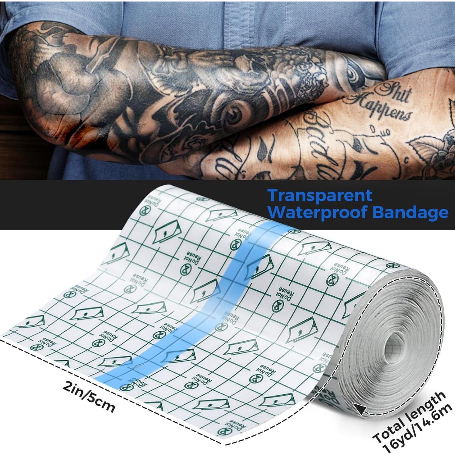 Vendaje Impermeable para Tatuajes BFONS 5.5m x 5cm Estéril
