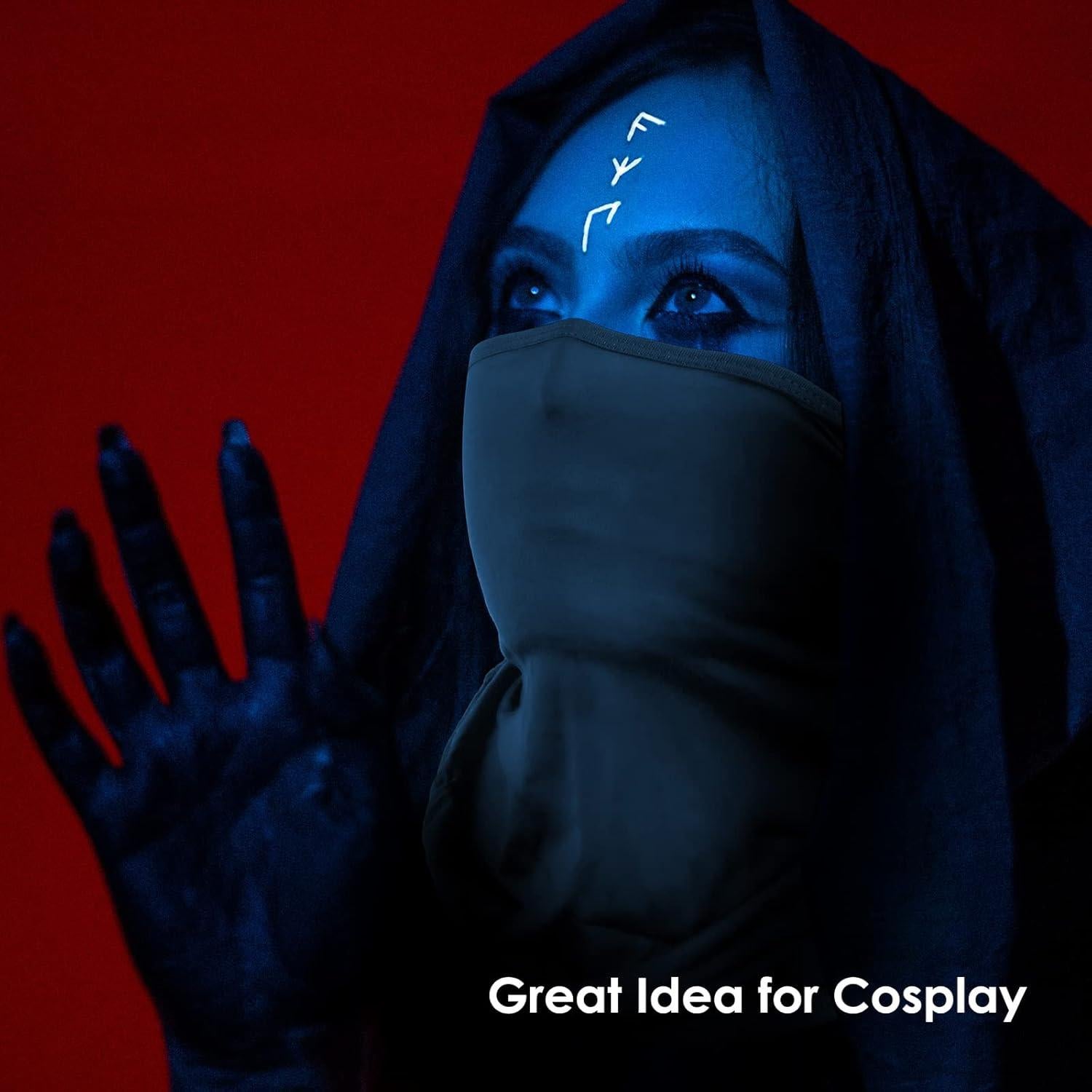 Balaclava Achiou Negra para Esquí y Ciclismo UV