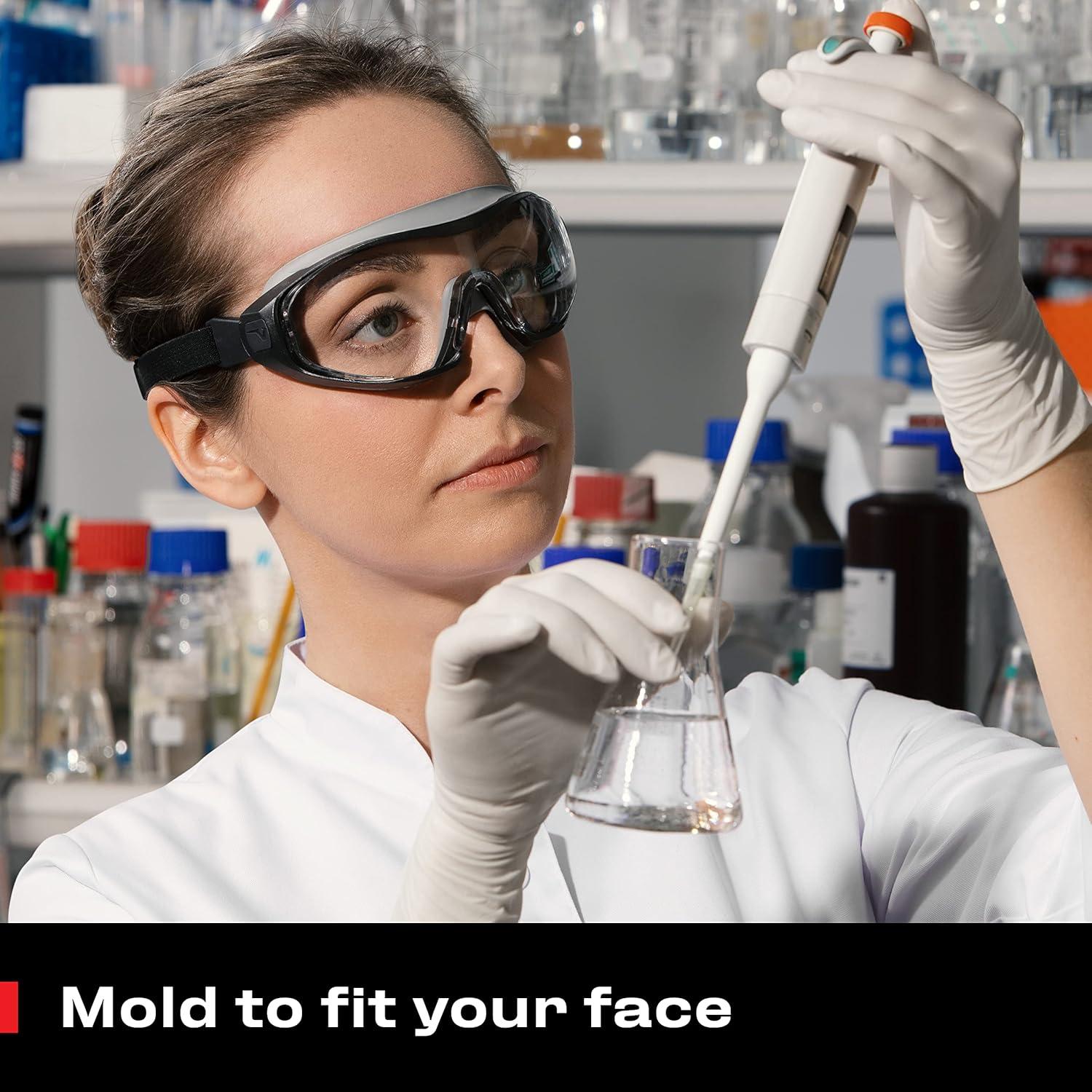 Gafas de Seguridad NoCry Anti Fog Híbridas para Laboratorio