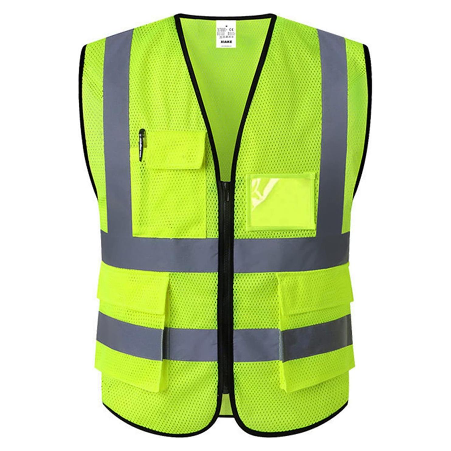 Chaleco de Seguridad XIAKE 4XL Reflectante 5 Bolsillos