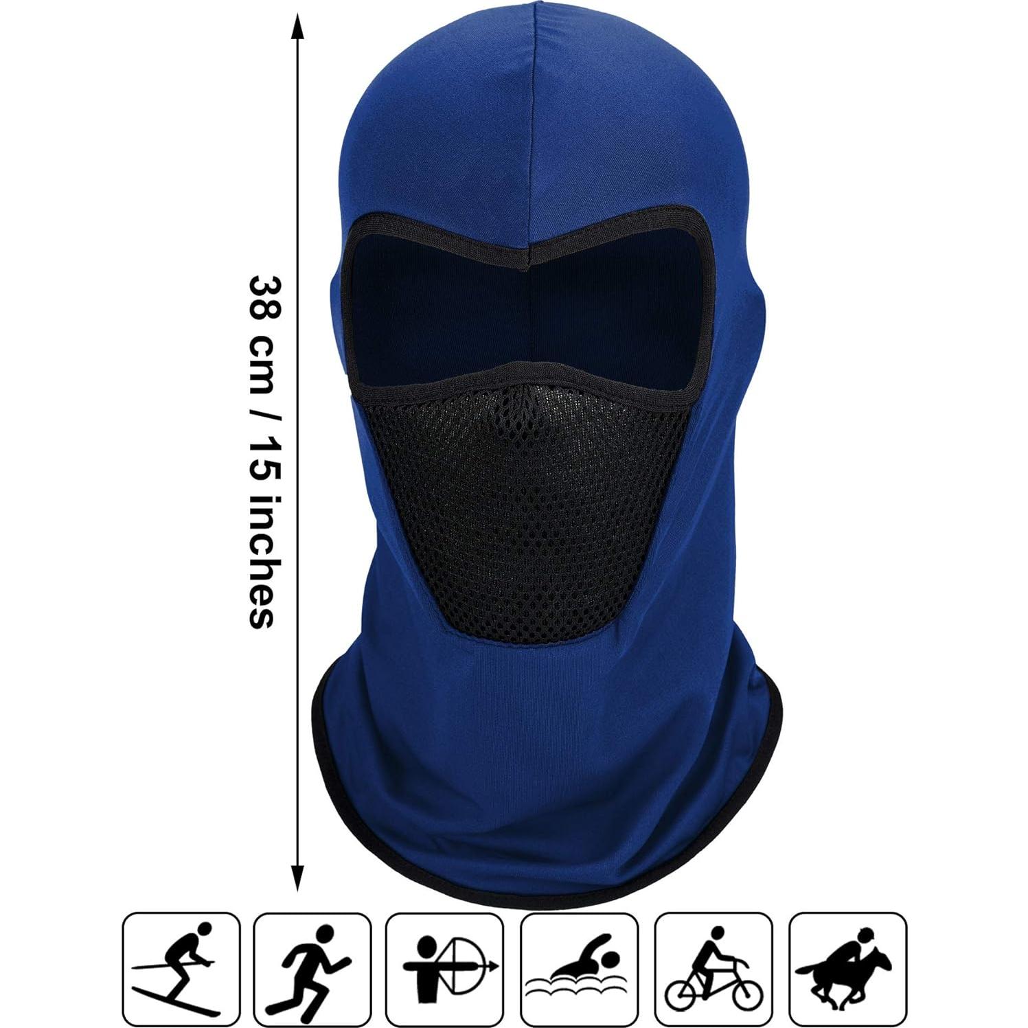6 Piezas Máscara Balaclava Invierno Transpirable Unisex