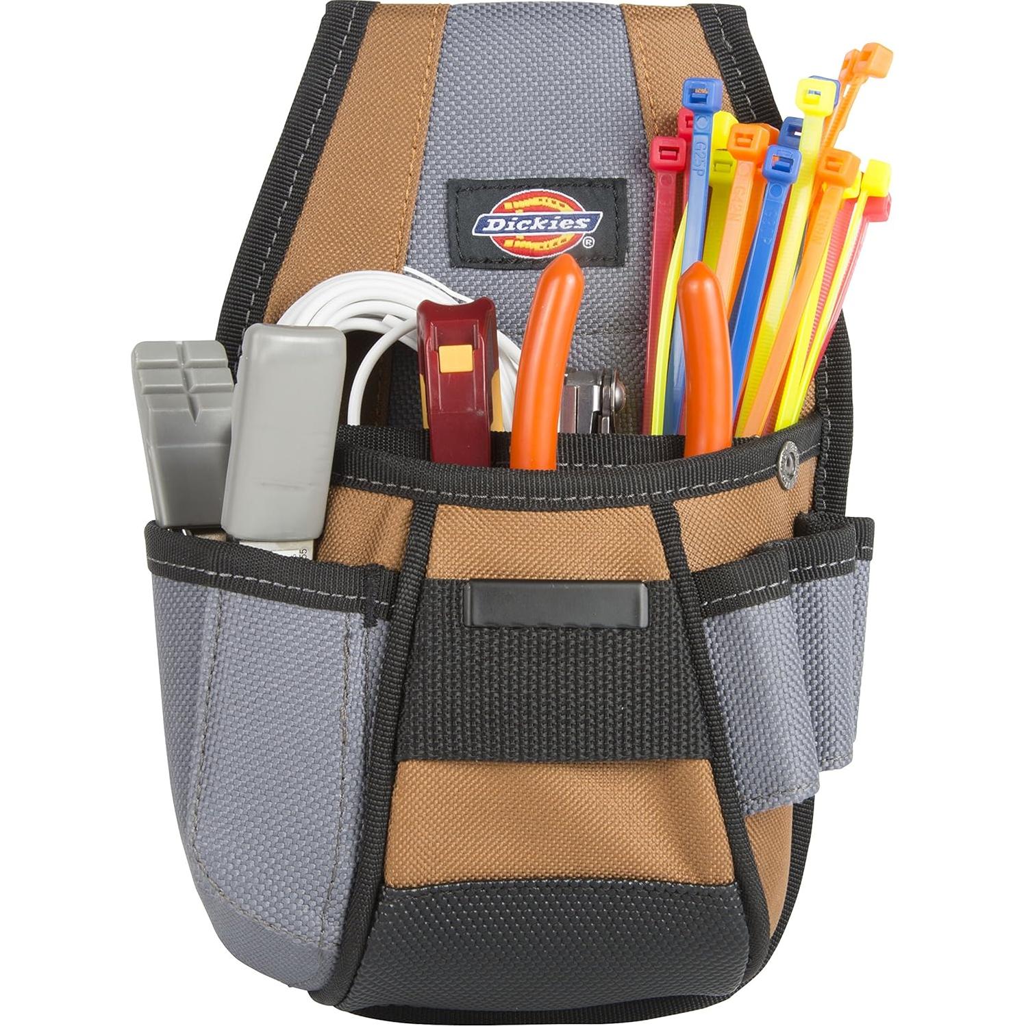 Pouch de Herramientas Dickies 4 Bolsillos Ajustable Gris