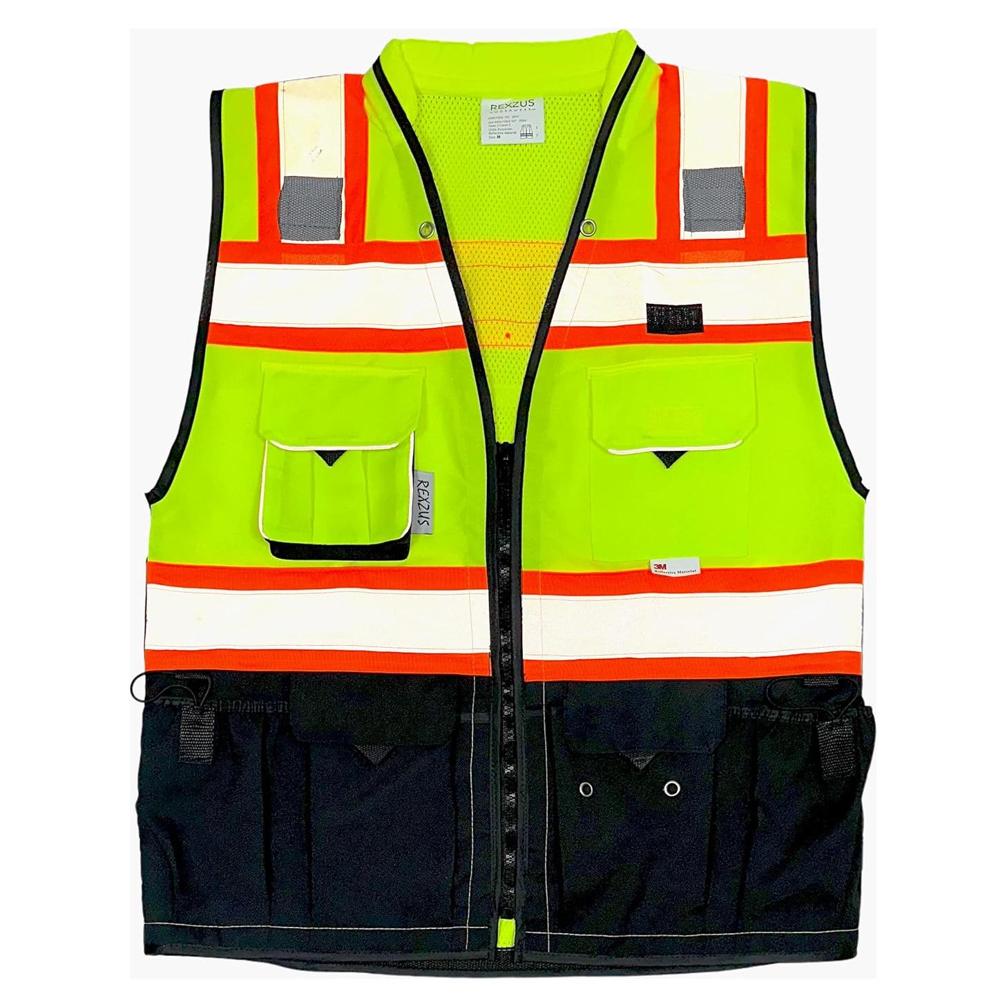 Chaleco de Seguridad Vero1992 Mediano Amarillo/Negro Reflectante