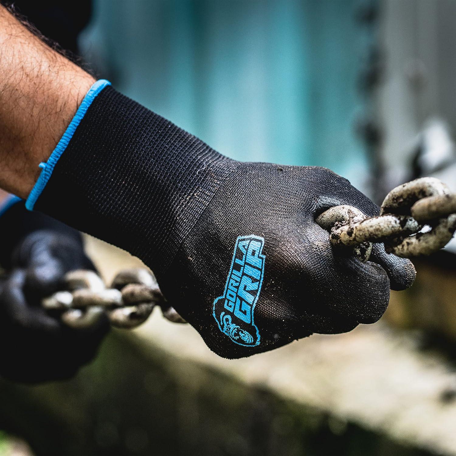 Guantes de Trabajo Gorilla Grip Antideslizantes - Grande