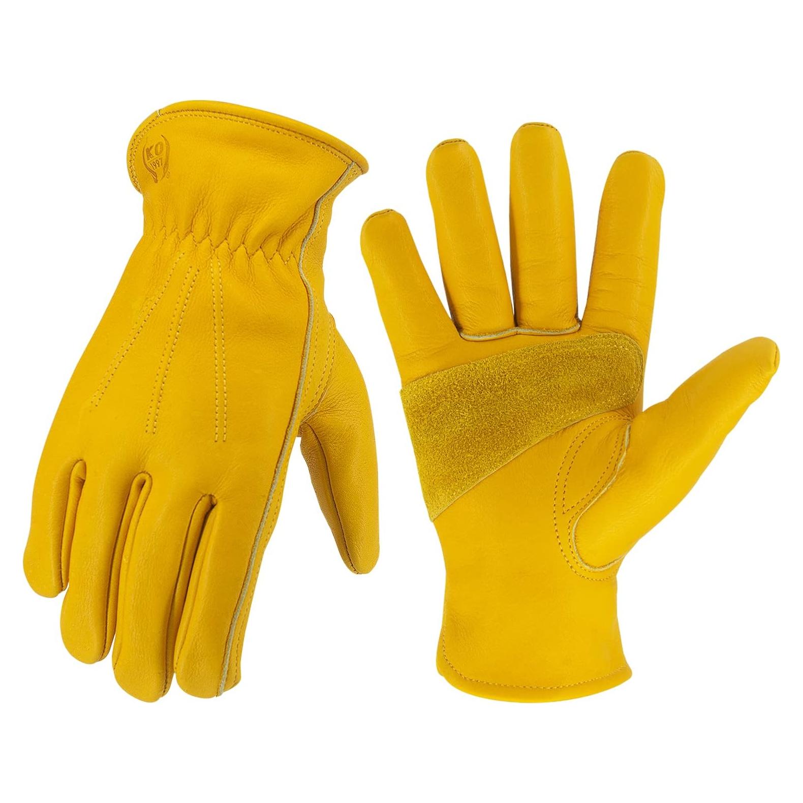 Guantes de Trabajo K-Koying de Cuero Reforzados Unisex