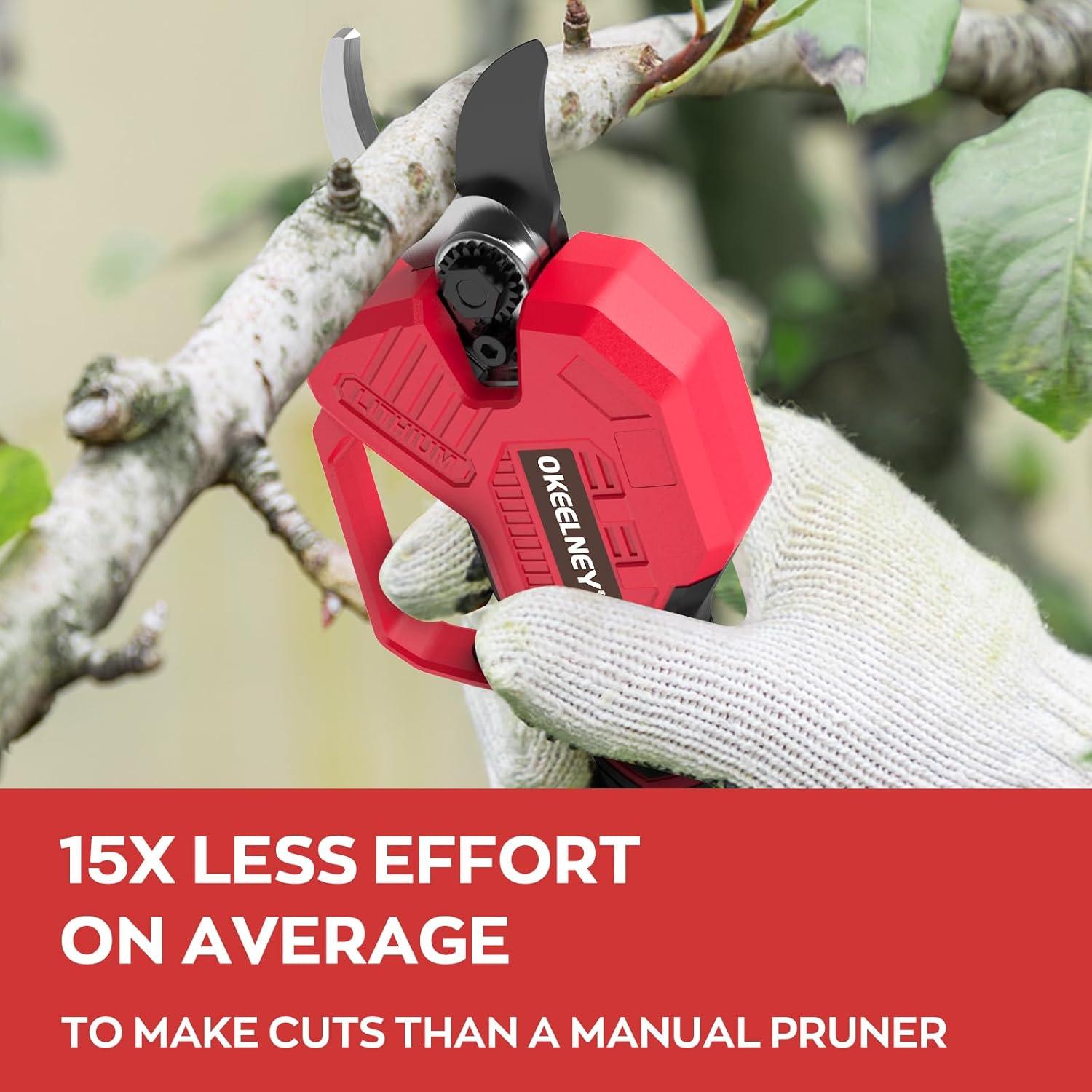 Tijeras de Podar Eléctricas Okeelney para Milwaukee 18V, 1.5"