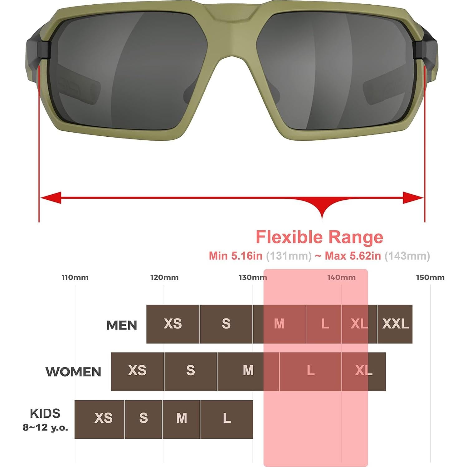 Gafas de Tiro Tácticas Balísticas Airsoft Verde Militar