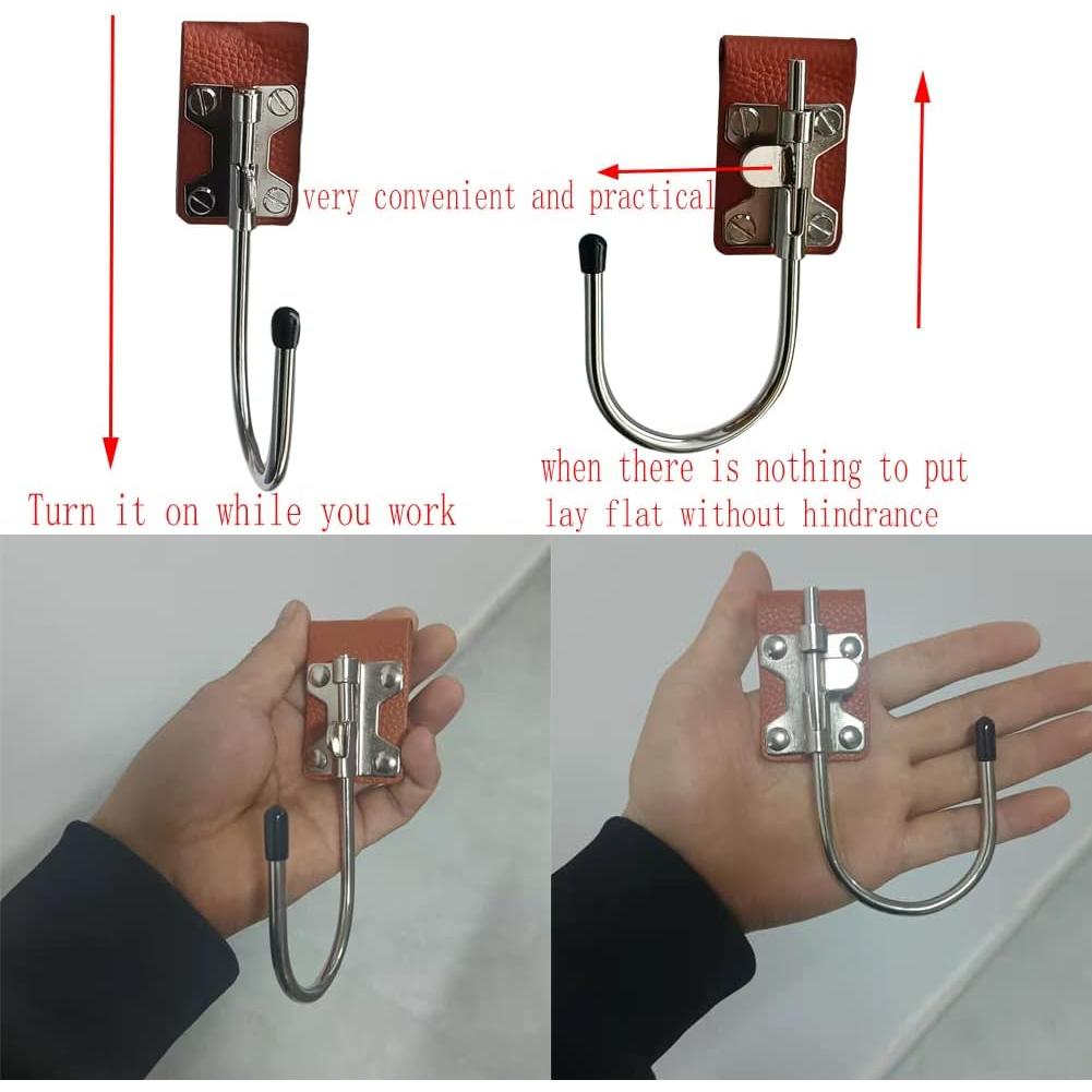 Soporte de Cinturón para Taladro Qinwuwu 2 Piezas Cuero