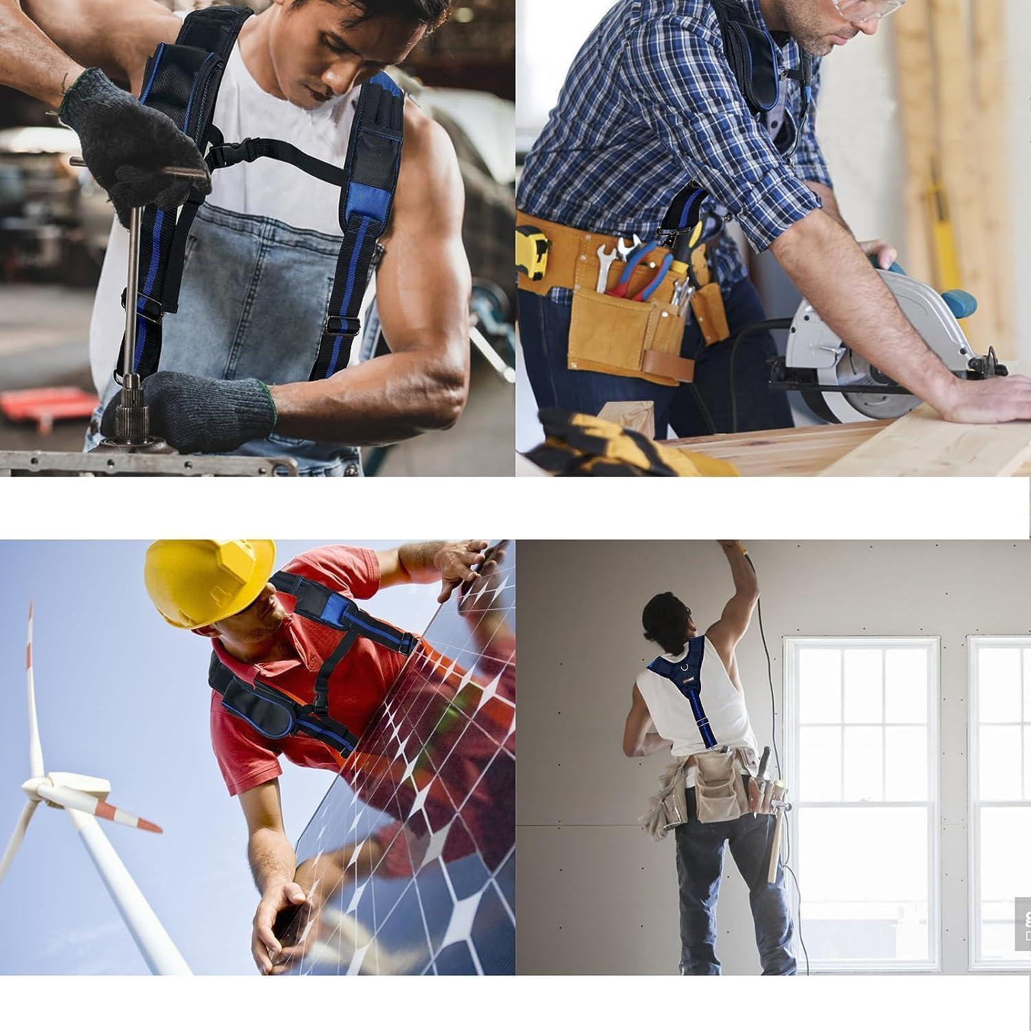 Dr.TOUGH Tirantes Acolchados para Cinturón de Herramientas